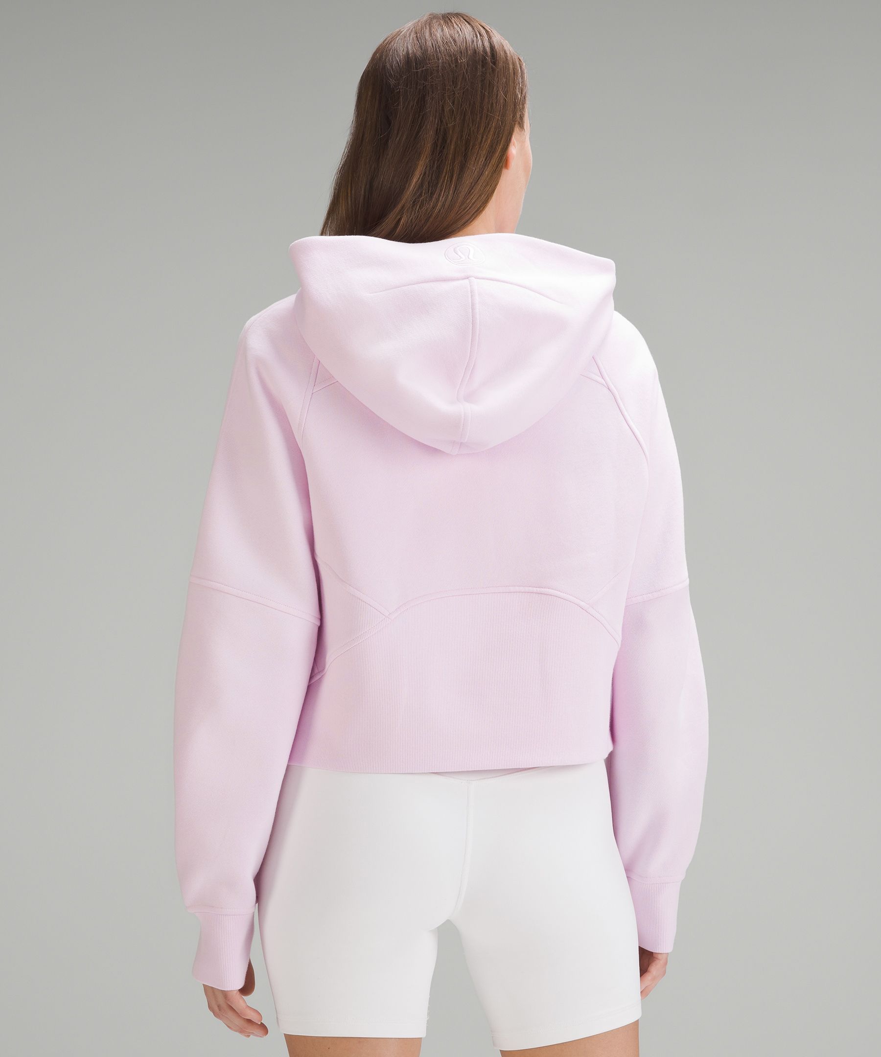 Lululemon Scuba Oversized Half Zip Hoodie Cotton Size M/L Dew Pink 51631