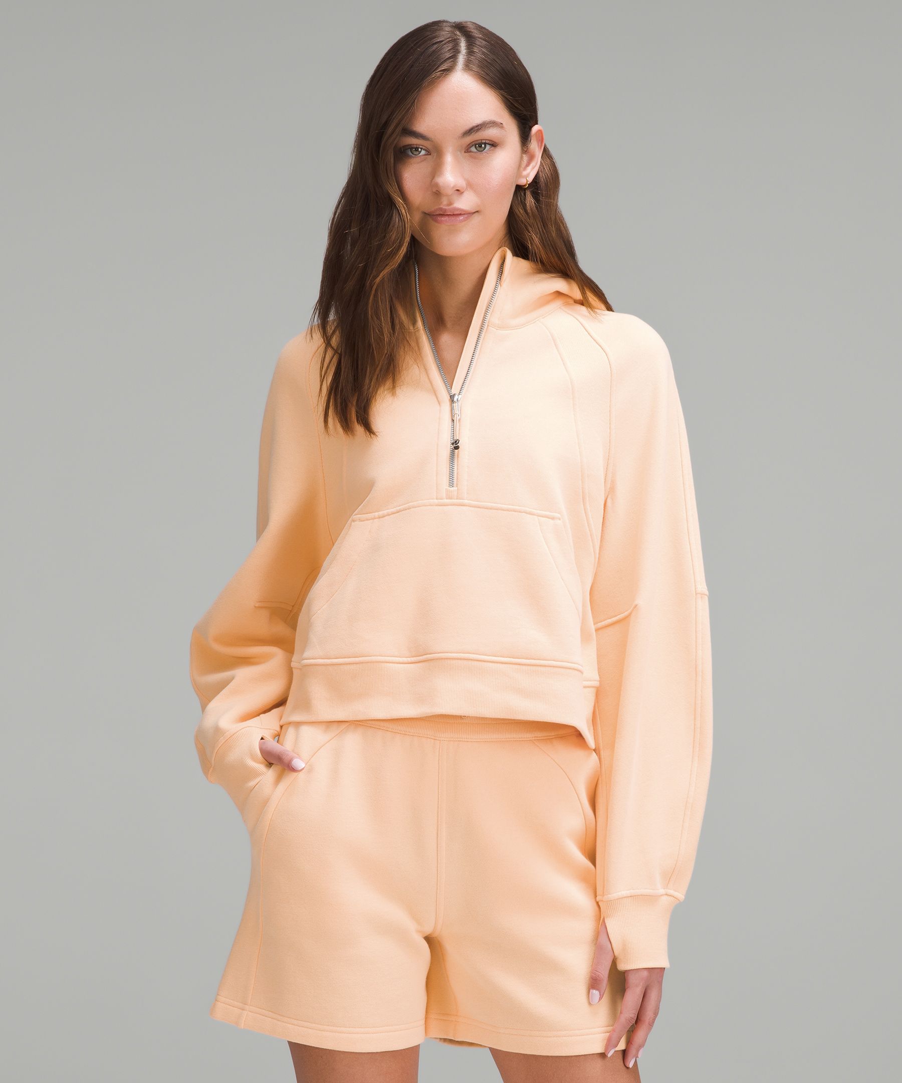 Scuba Oversized Half-Zip Hoodie