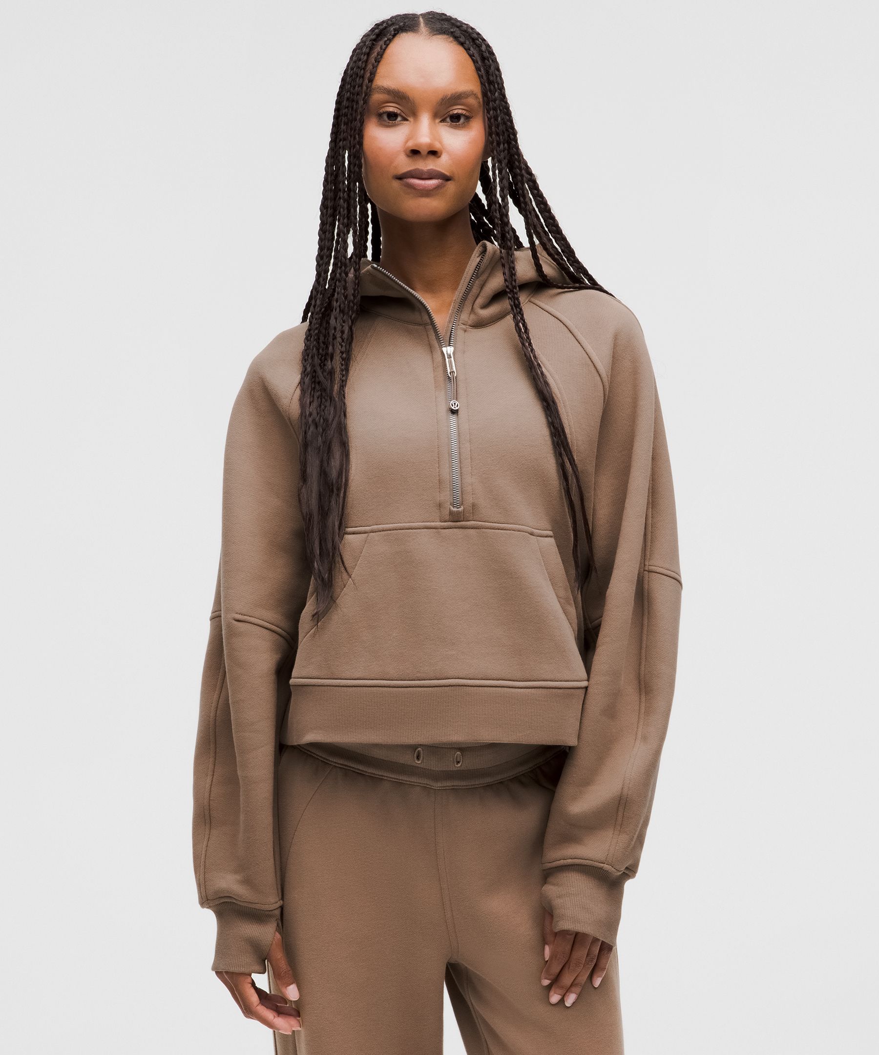 On sale lululemon scuba oversized half zip