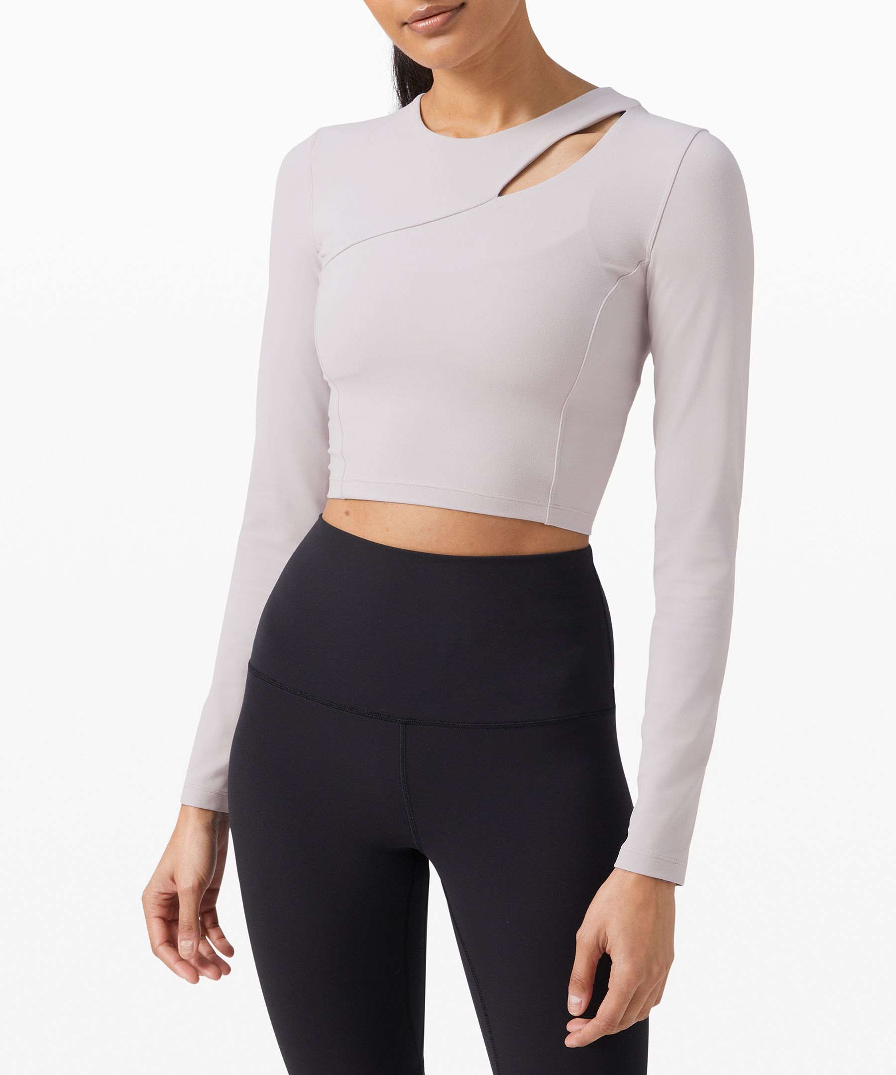 lululemon crop top long sleeve