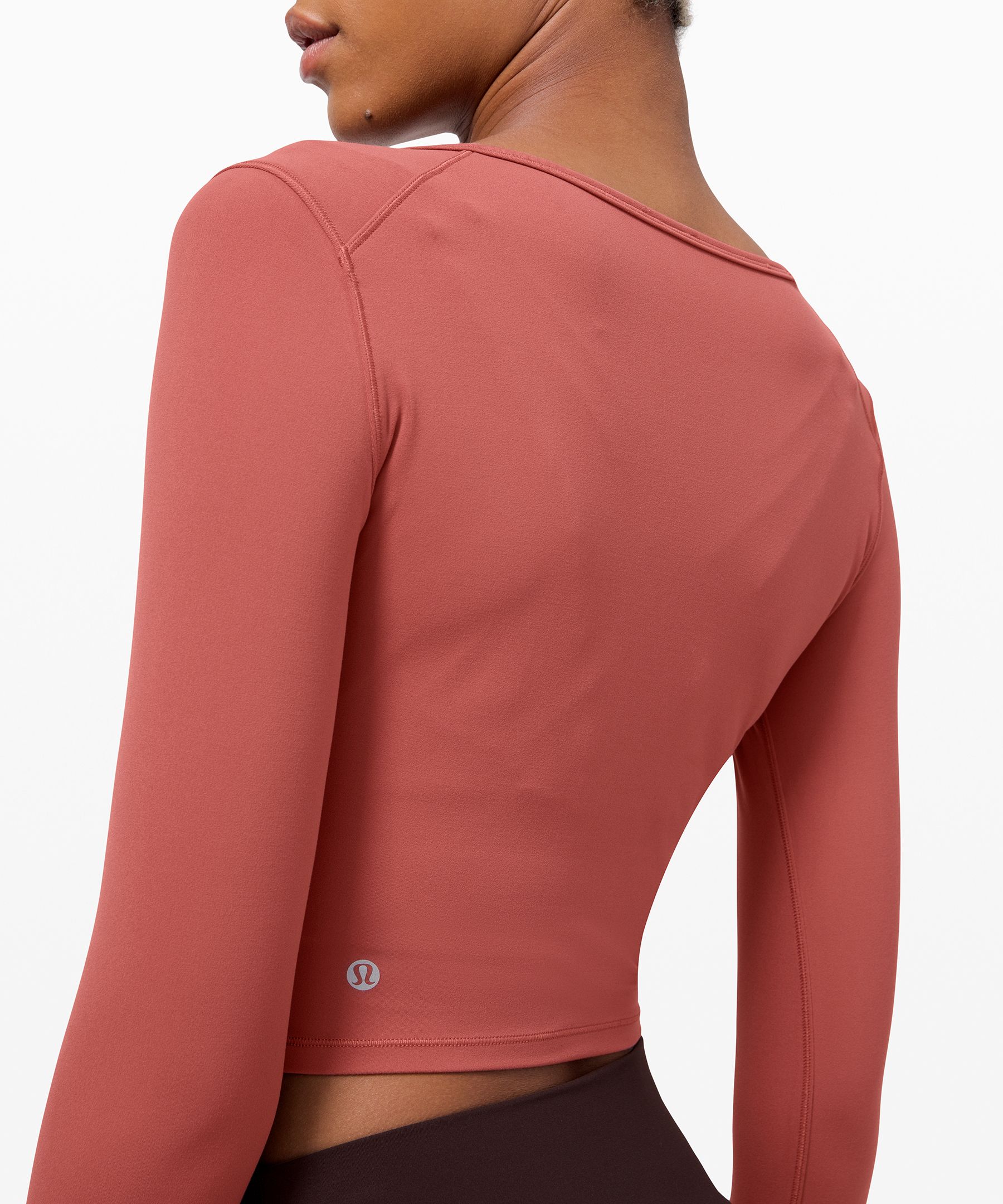 lululemon crop top long sleeve