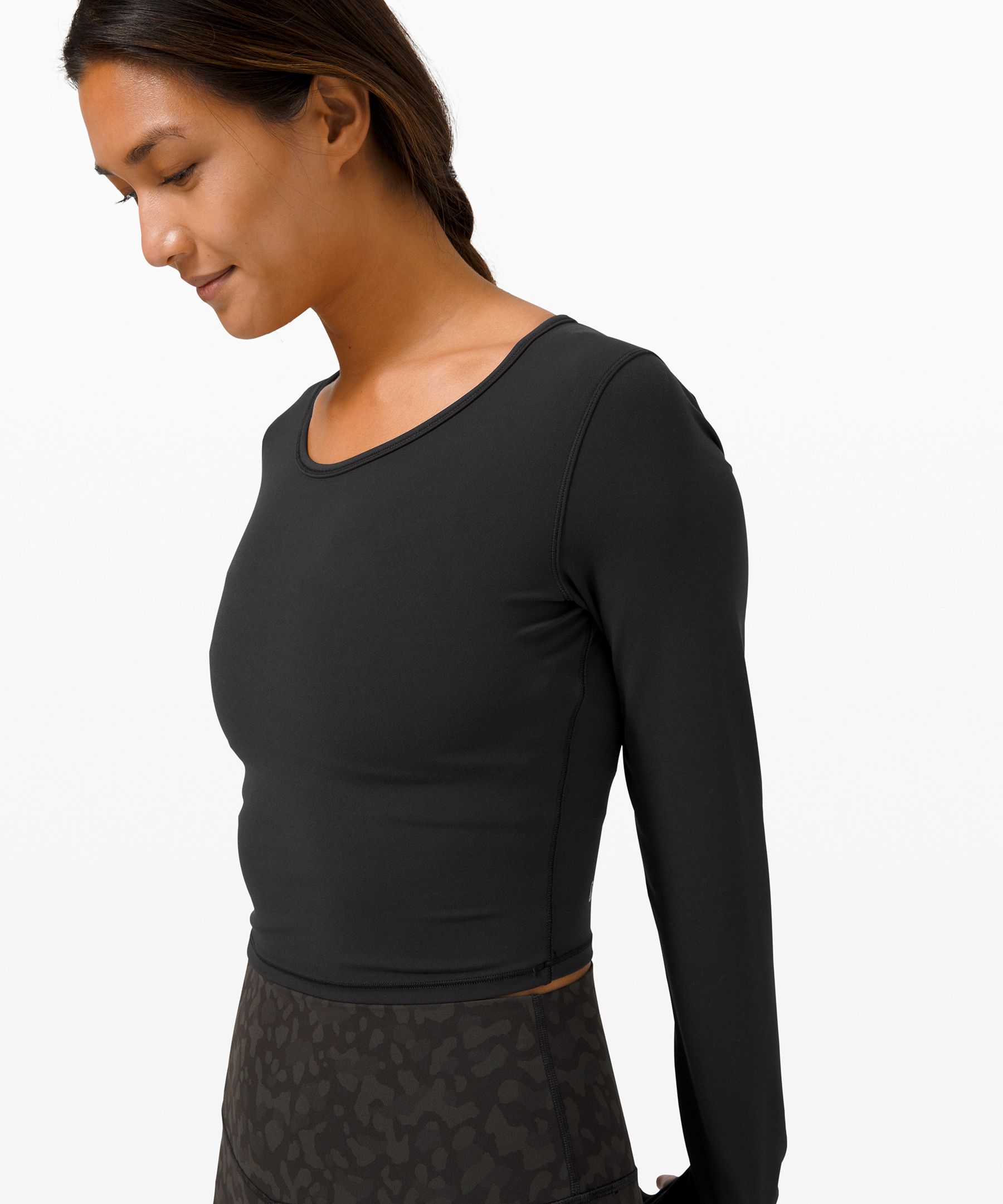 Lululemon Ever Elated Cropped Long Sleeve