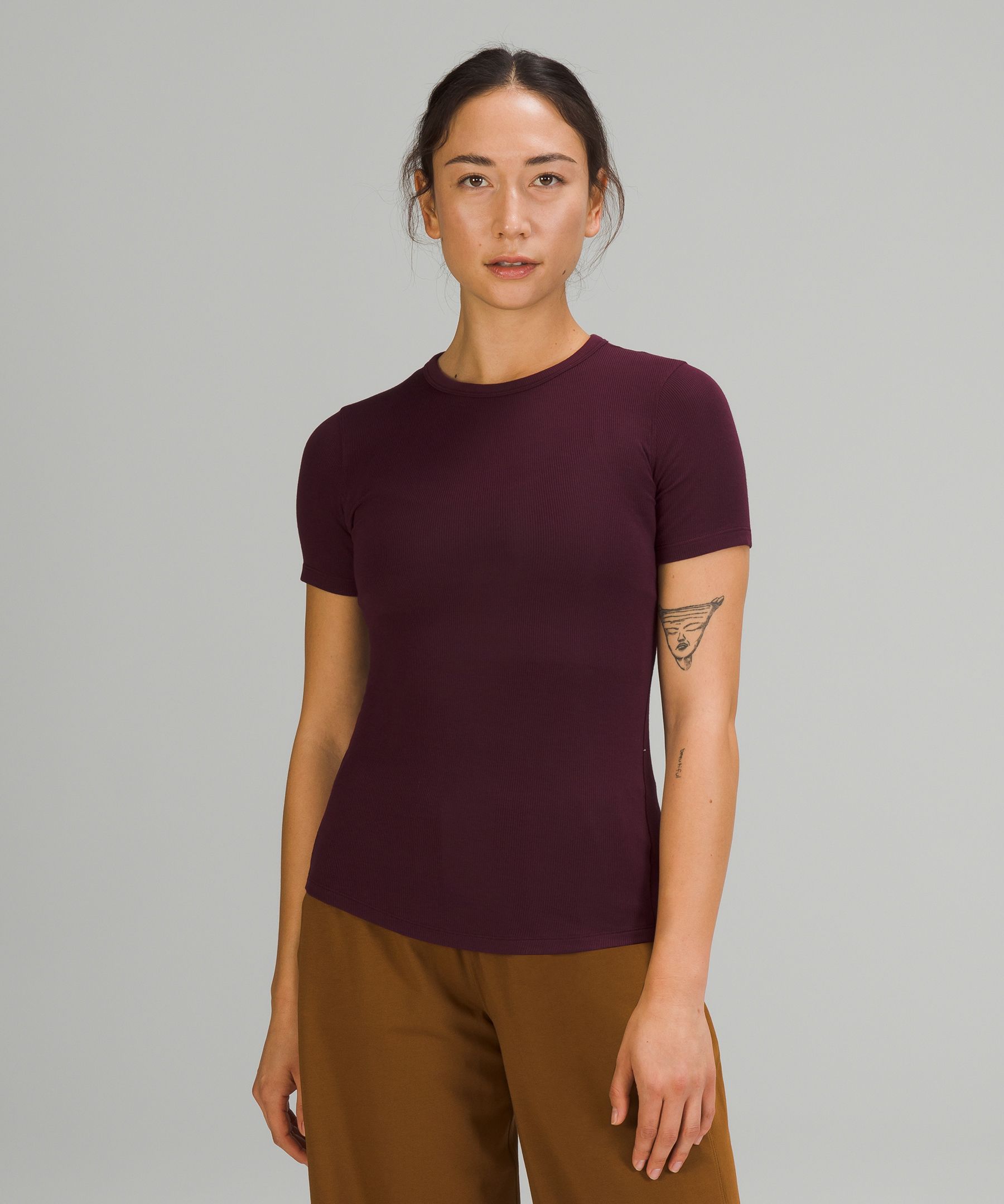 Lululemon Hold Tight Short Sleeve Shirt In Purple