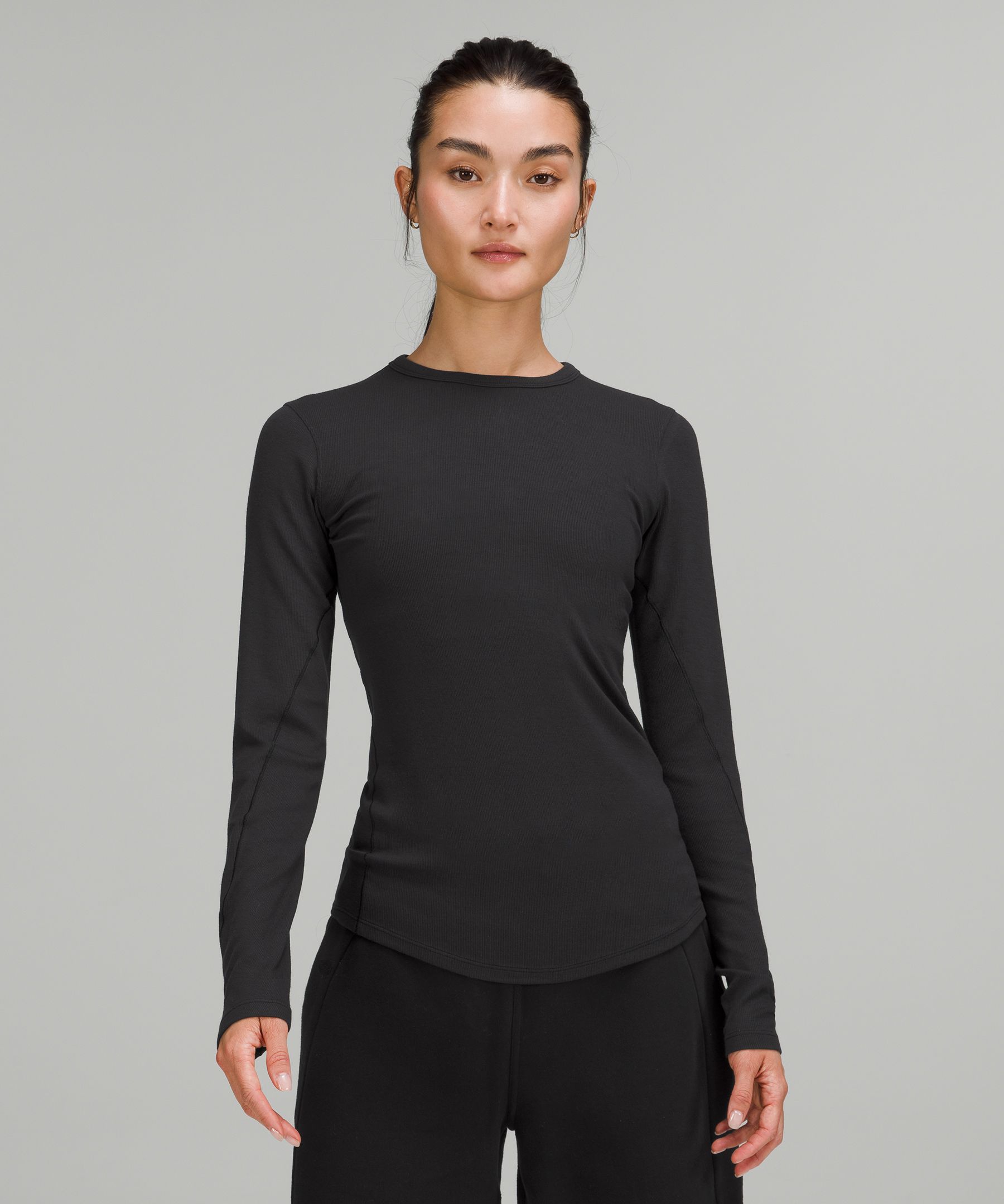 Lululemon Hold Tight Ribbed Long Sleeve Shirt