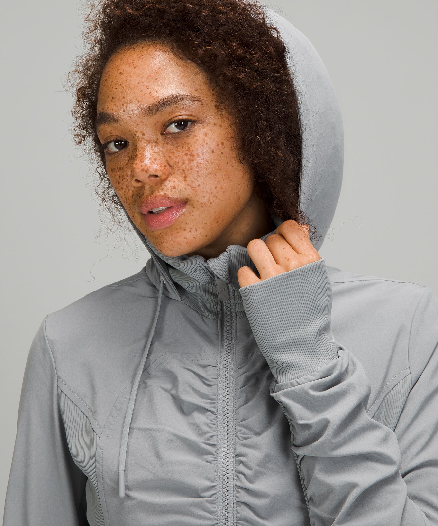 Lululemon Beyond the Studio Jacket - Pink Taupe - lulu fanatics