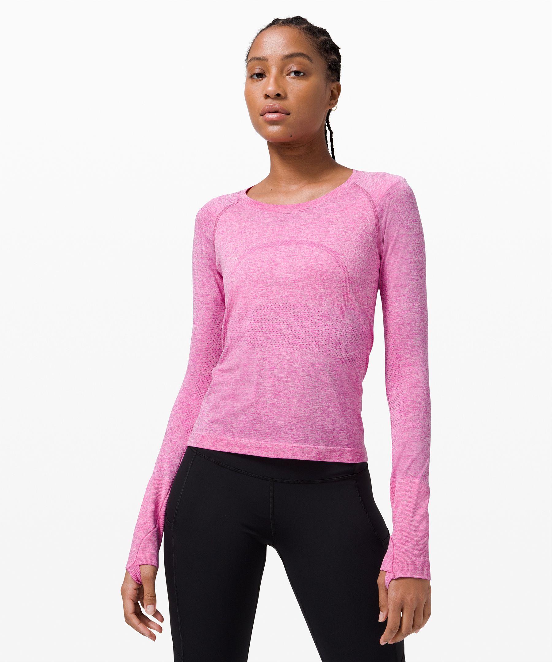 Lululemon Swiftly Tech Long Sleeve Shirt 2.0 - Pink Blossom / Pink