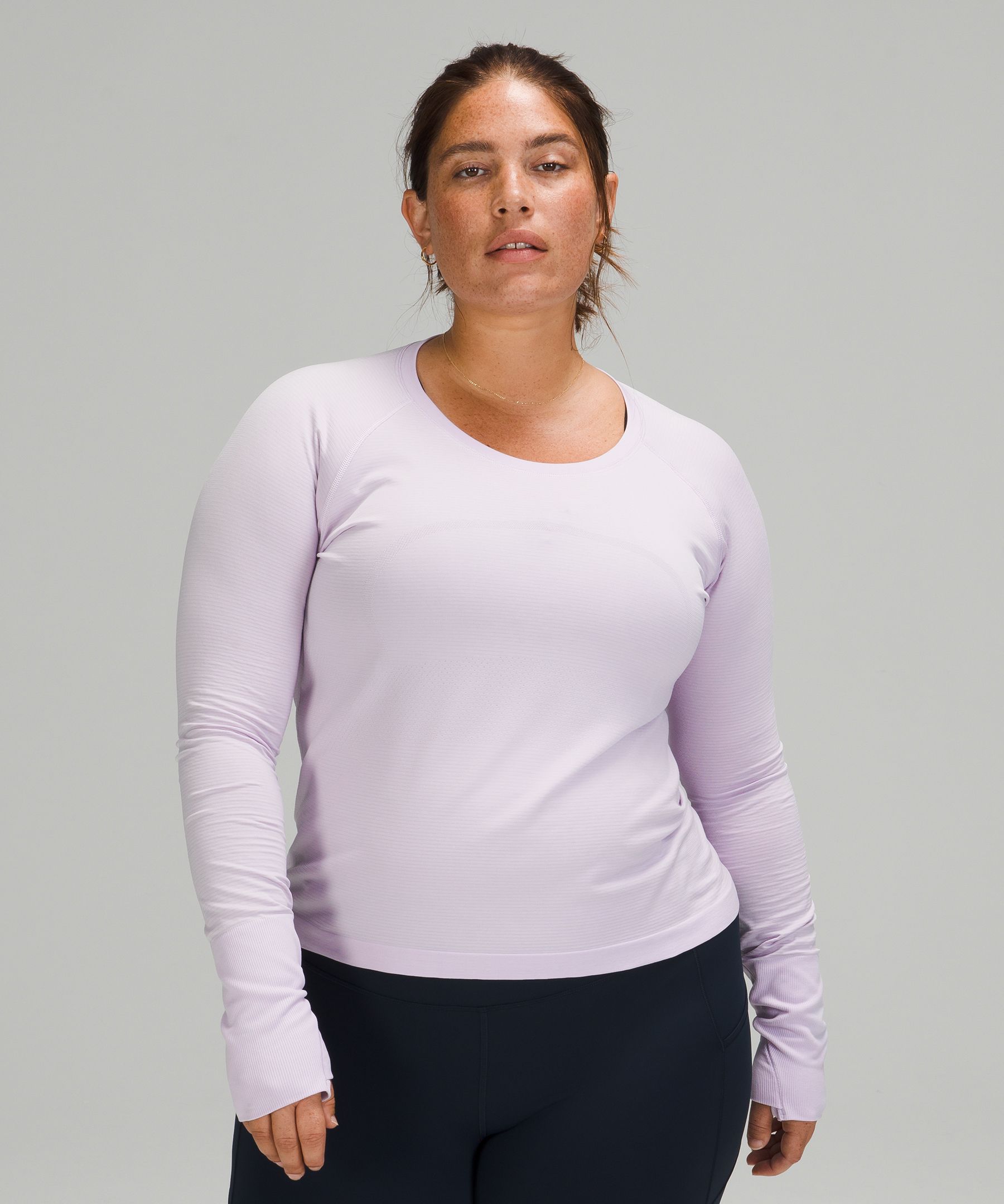 Lululemon Swiftly Tech Long Sleeve Shirt 2.0 *race Length In Purple