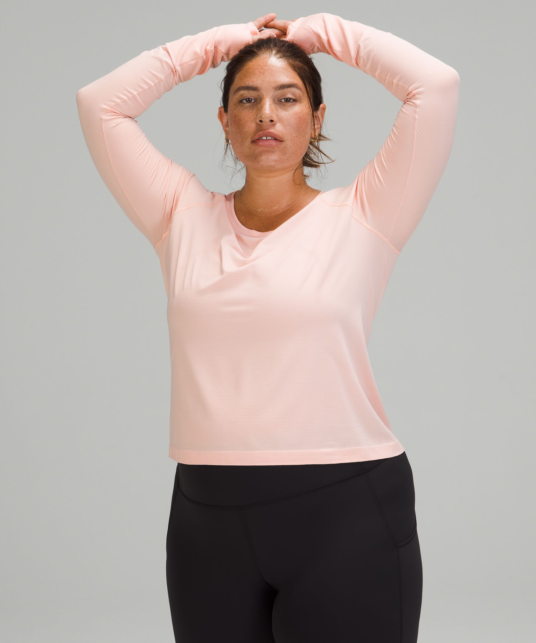 Lululemon Swiftly Tech Long Sleeve Shirt 2.0 - Pink Blossom / Pink