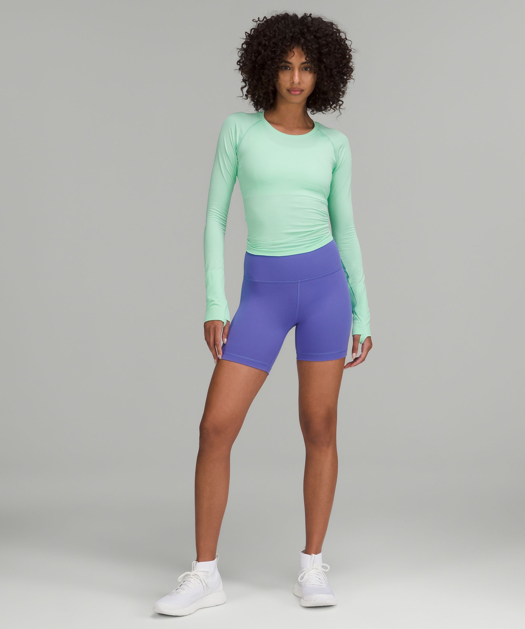 New Lululemon Swiftly Tech Long Sleeve Shirt 2.0 Race Length Size 10 Wild  Mint