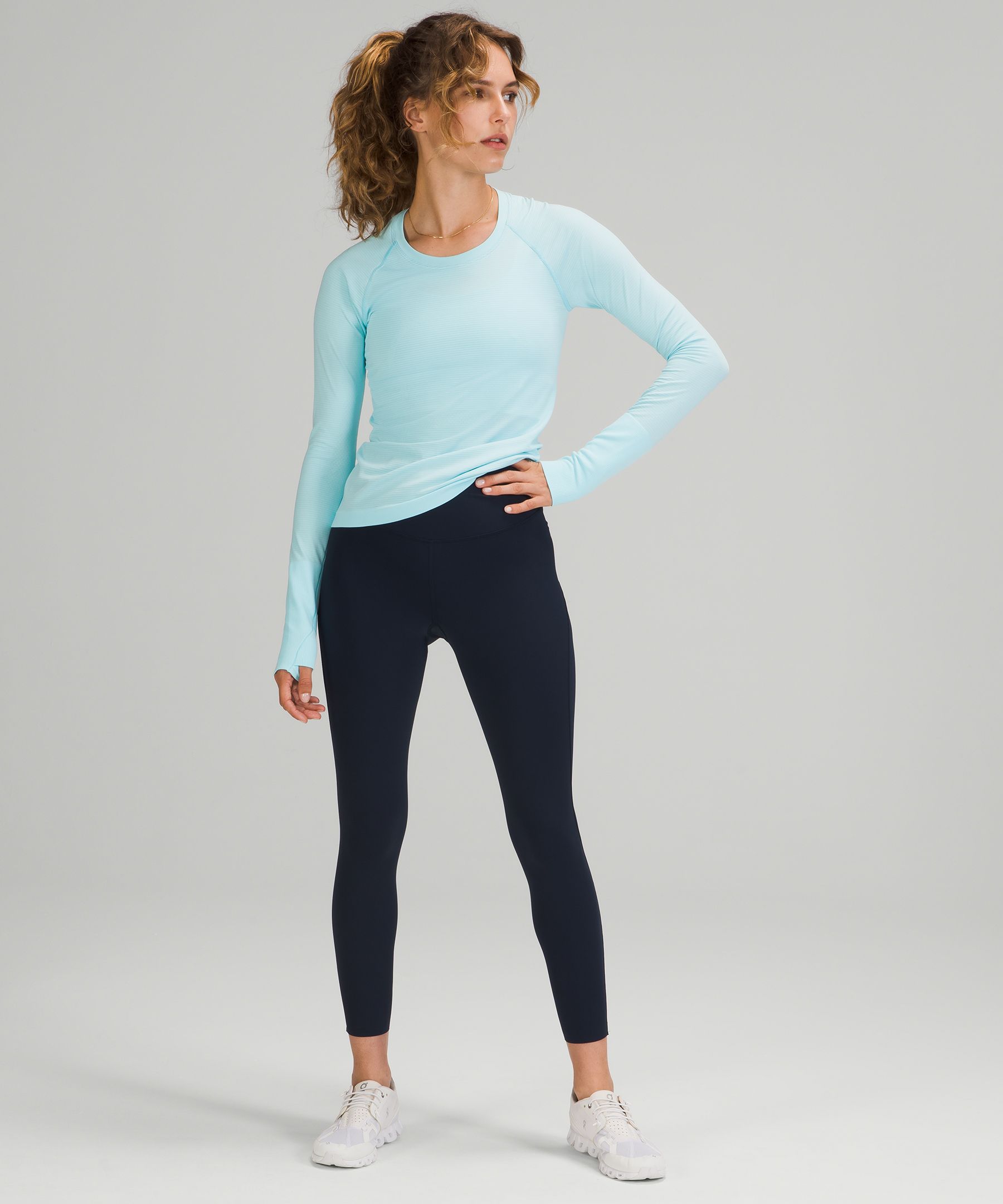 Lululemon Swiftly Tech Long Sleeve Shirt 2.0 *Race Length - Symphony Blue / Symphony  Blue - lulu fanatics