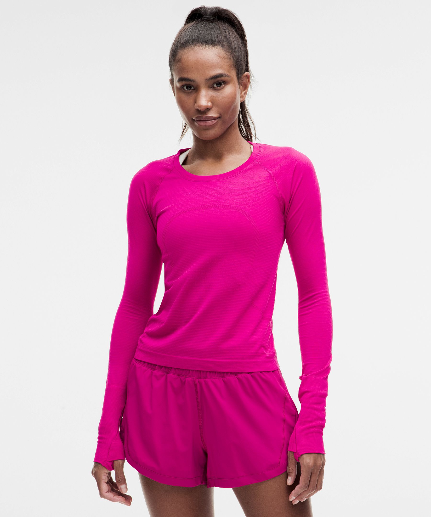 Lululemon swiftly tech long sleeve purple online