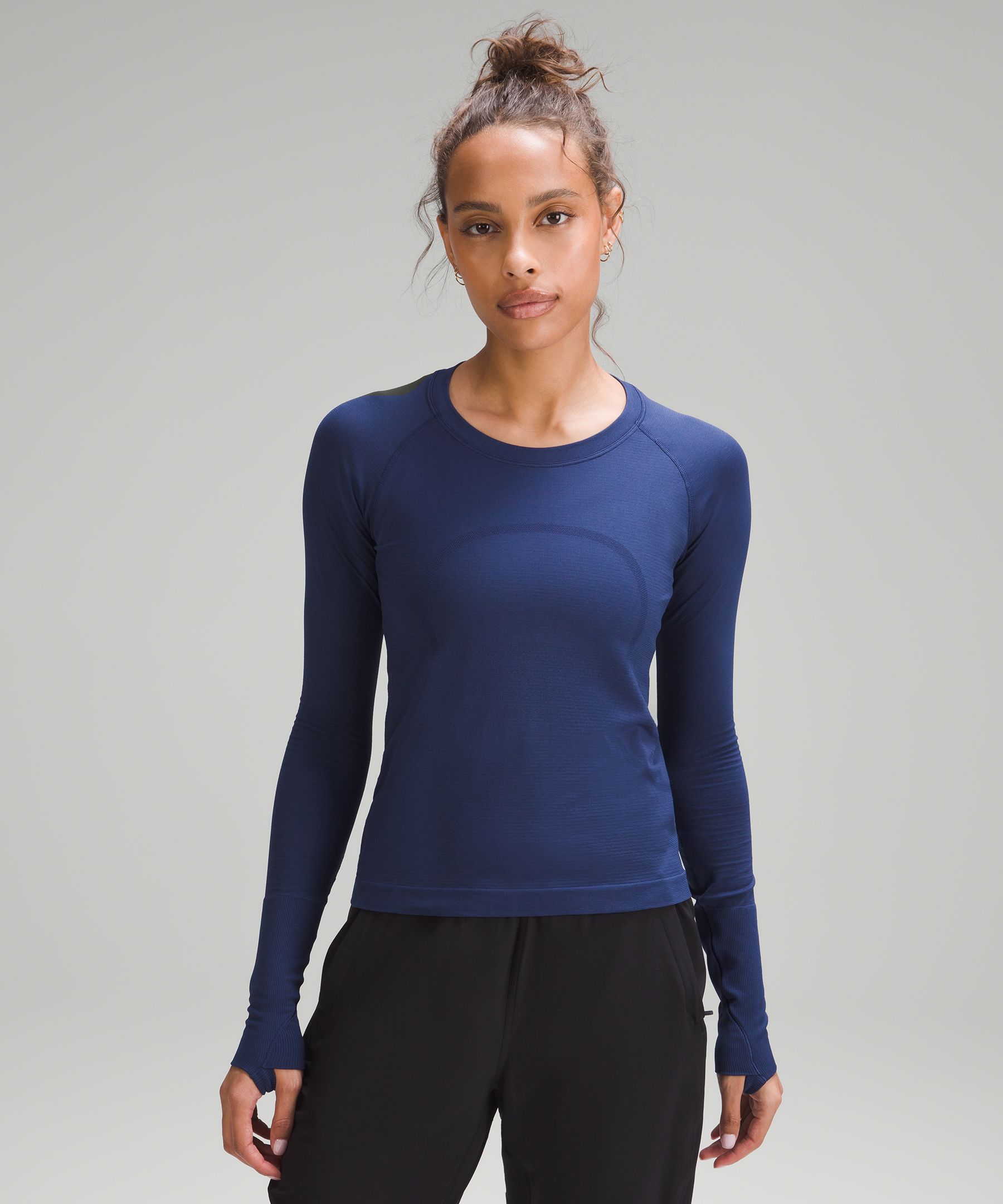 NWT Lululemon Swiftly Tech Long Sleeve Shirt 2.0 Race Length - Water Drop  Size 4