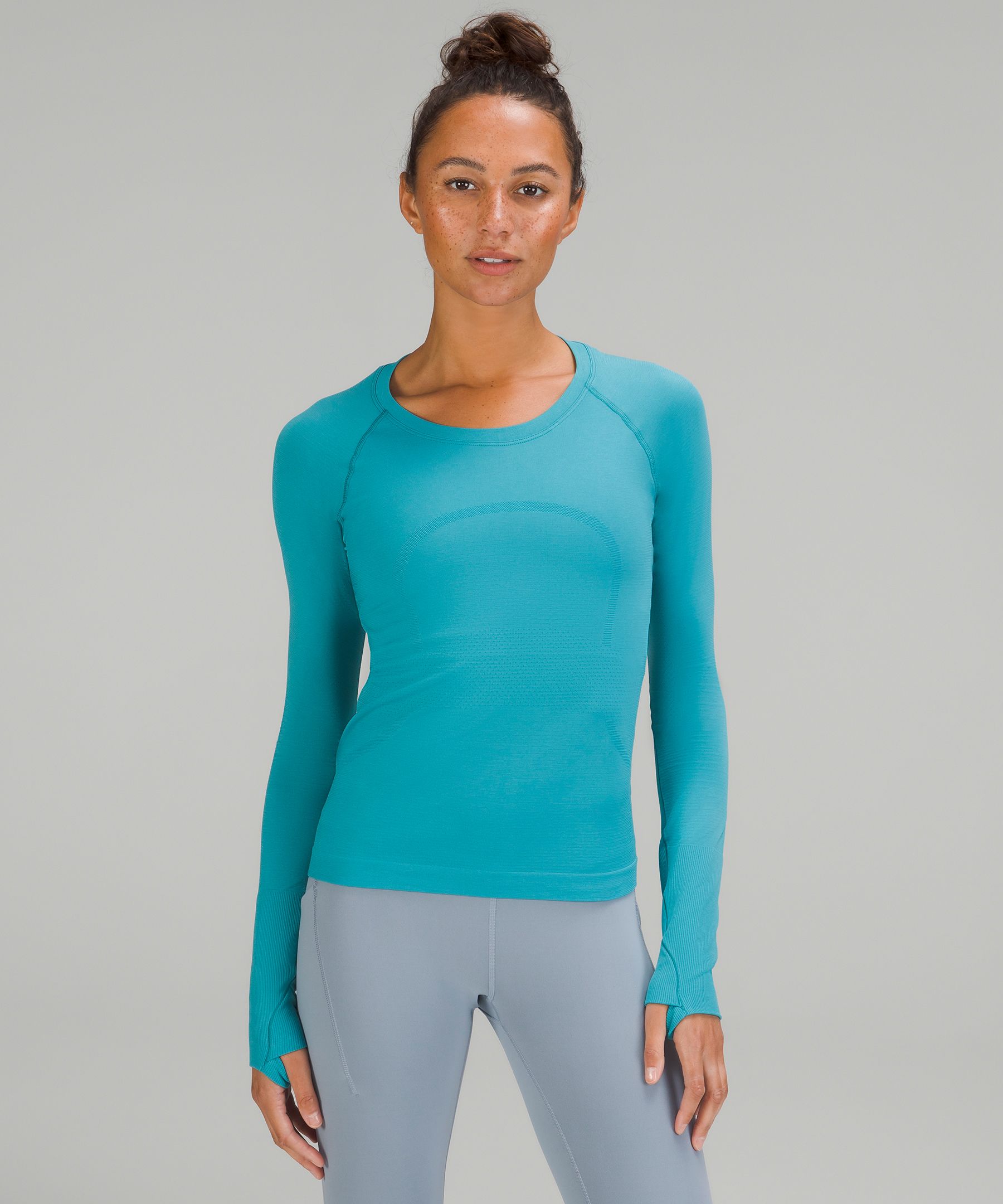 Lululemon Swiftly Tech Long Sleeve Shirt 2.0 *Race Length - Icing