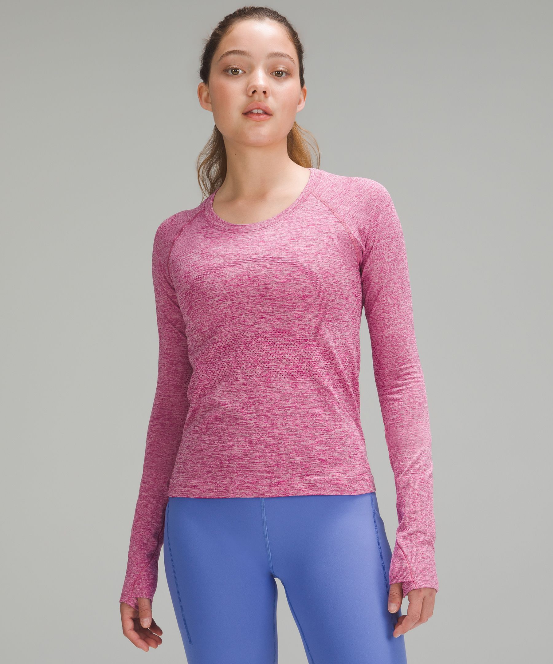 NEW LULULEMON Swiftly Tech Long Sleeve Top 2.0 Race 4 Dark Lavender