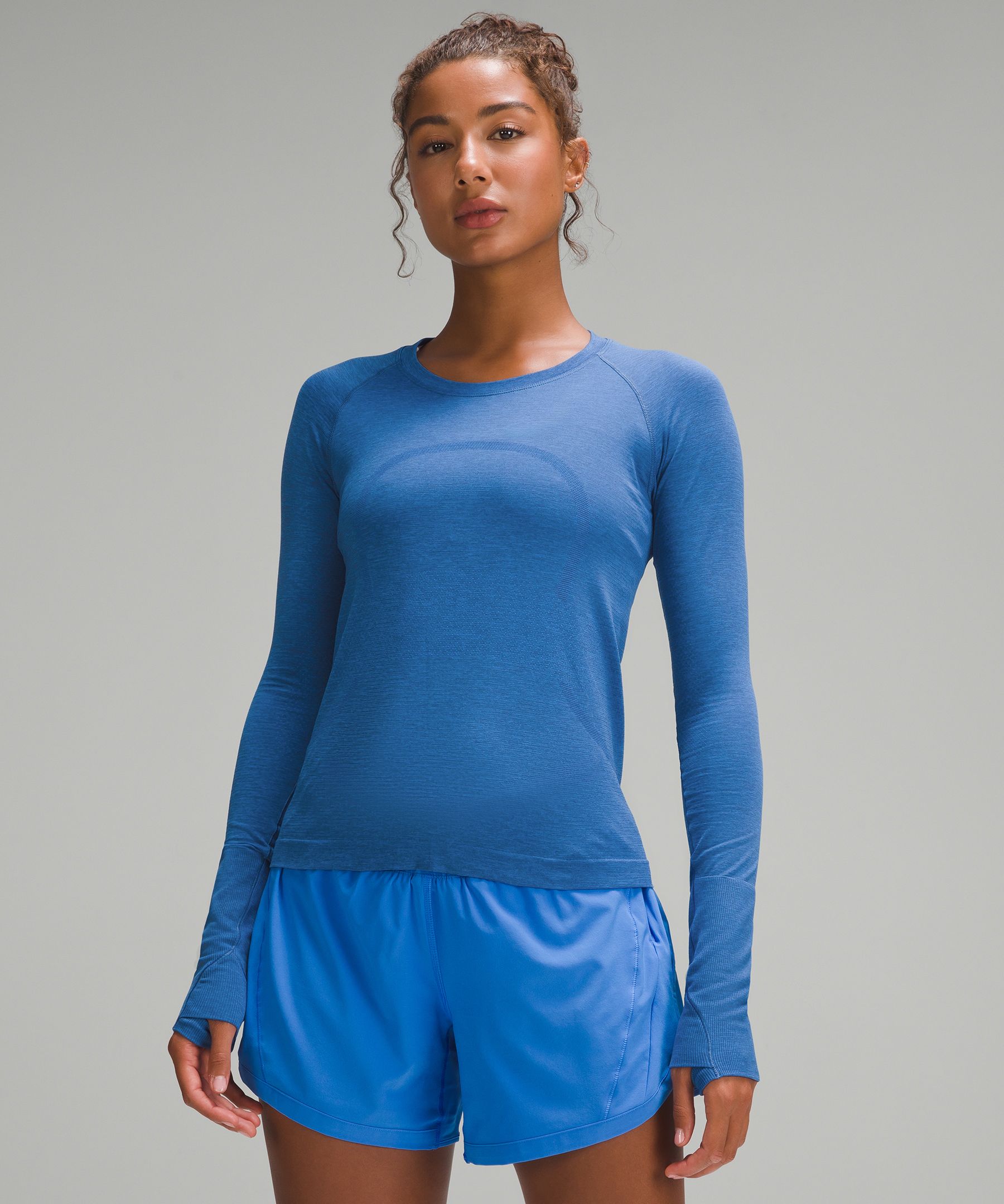 Tech Thermal Long Sleeve Top, Blue