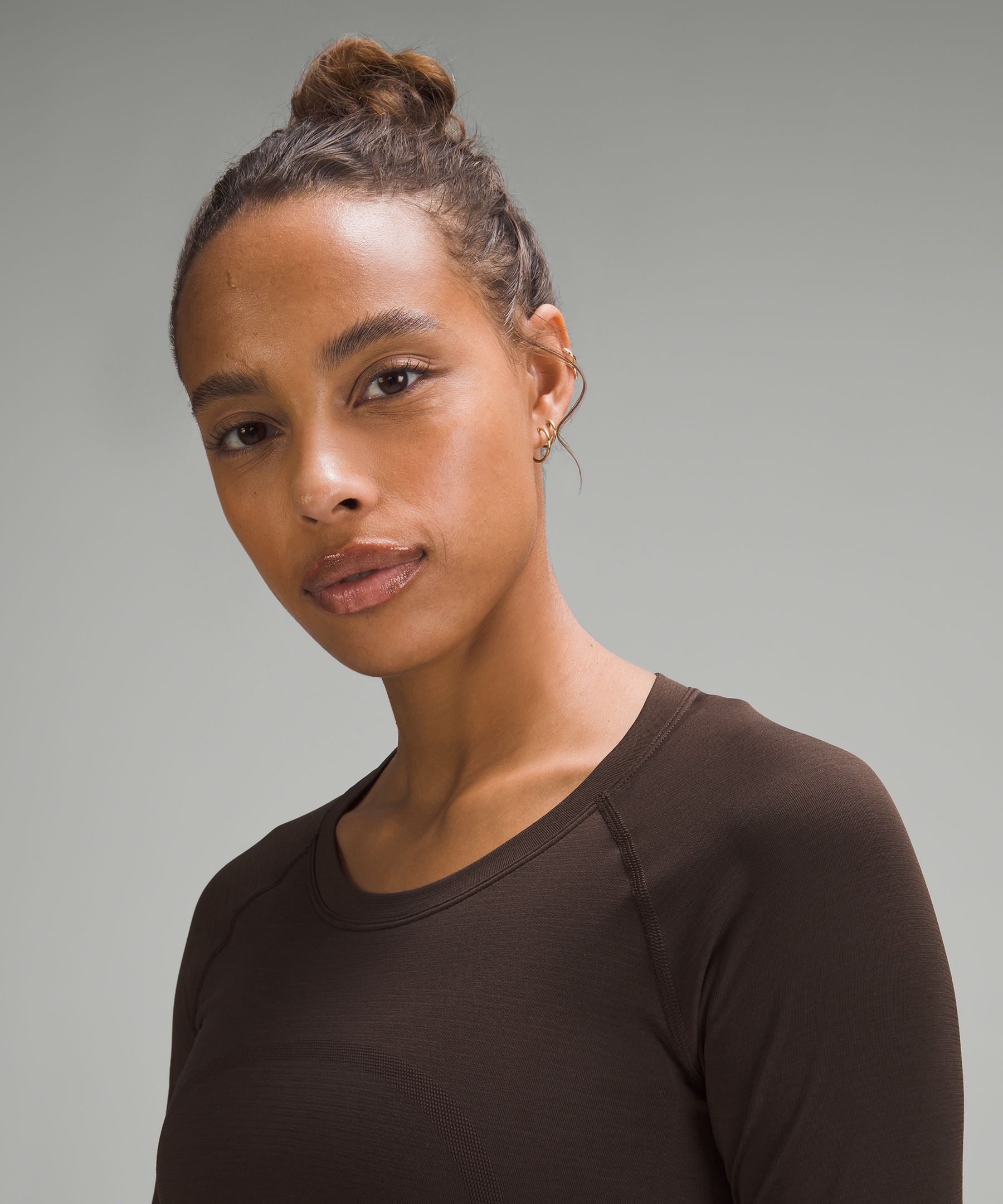 Shop Lululemon Swiftly Tech Long-sleeve Shirt 2.0 Waist Length