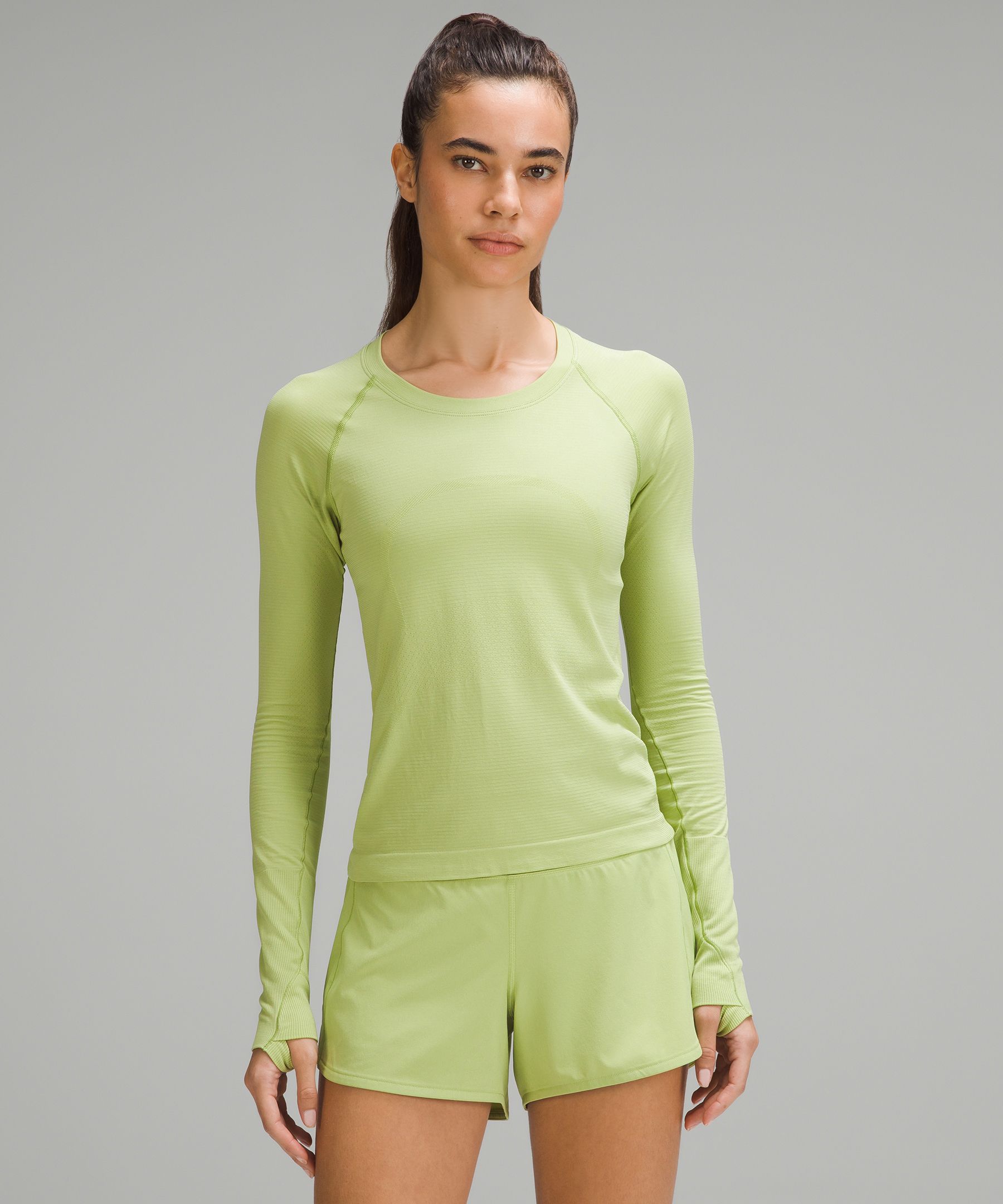 Lululemon Green Swiftly Tech Long Sleeve Top