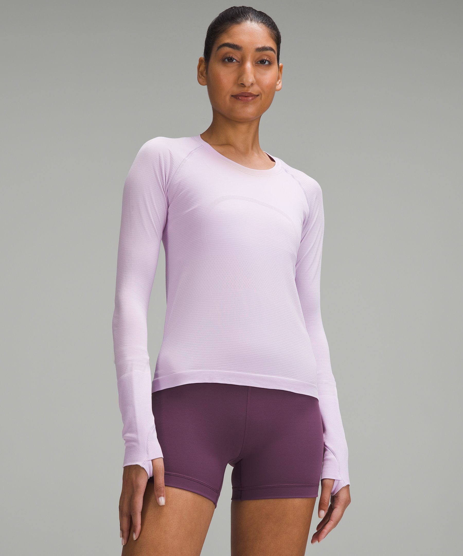Women's Rib Full Length Bodysuit - All In Motion™ Lilac Purple Xxl