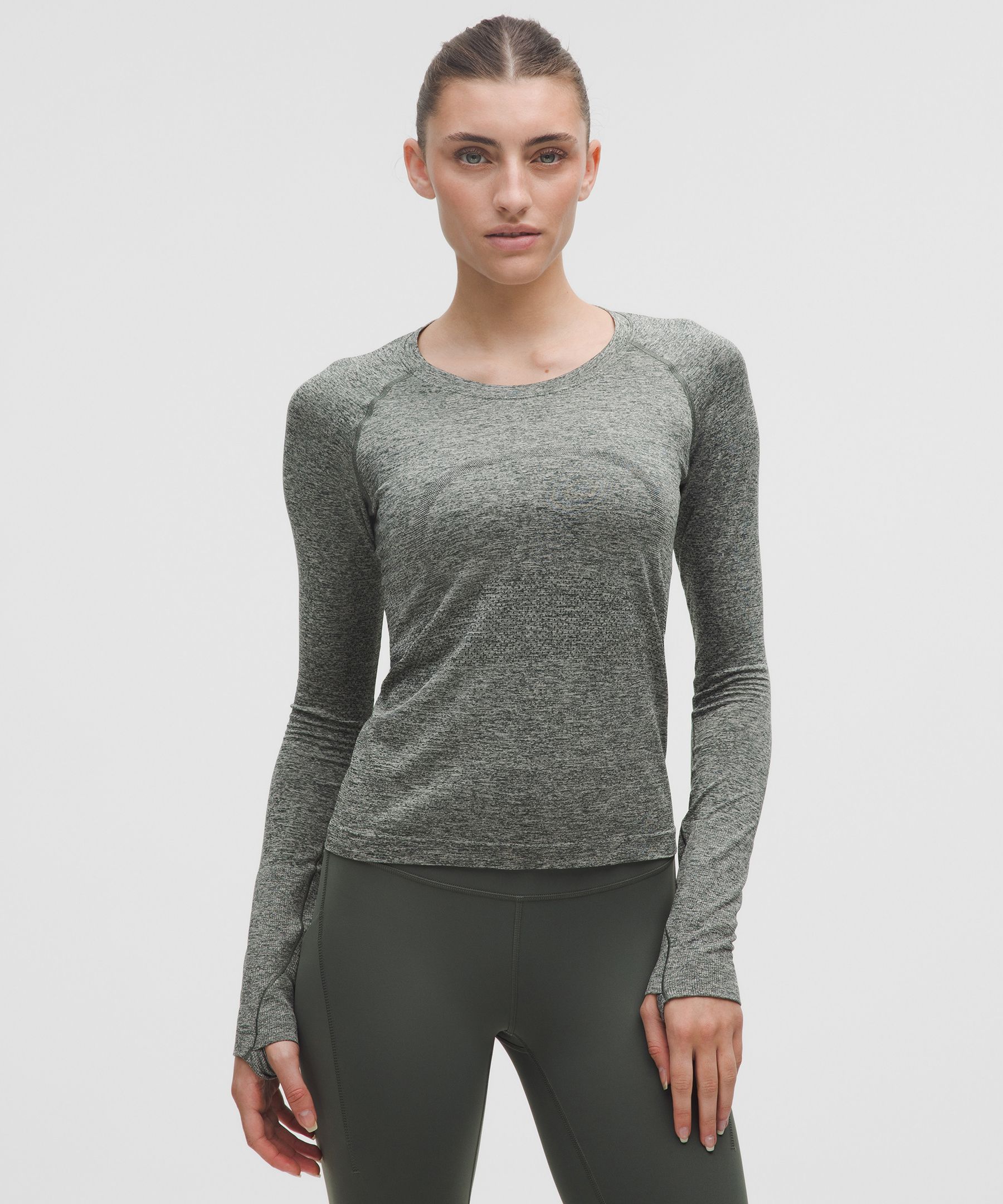 Lululemon Swiftly Tech Long-sleeve Shirt 2.0 In Gray