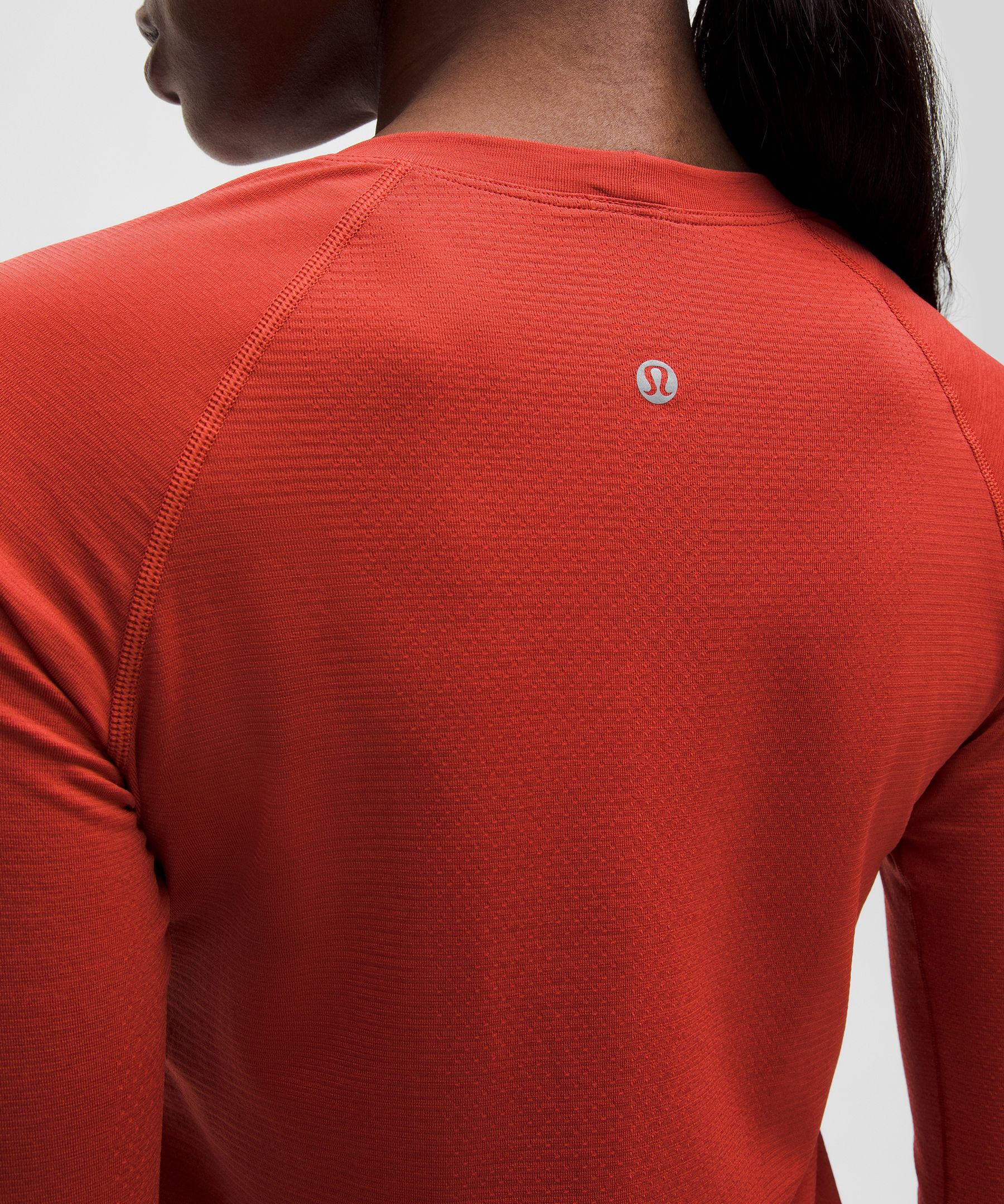 Lululemon Swiftly Tech Long-sleeve Shirt 2.0 In Orange