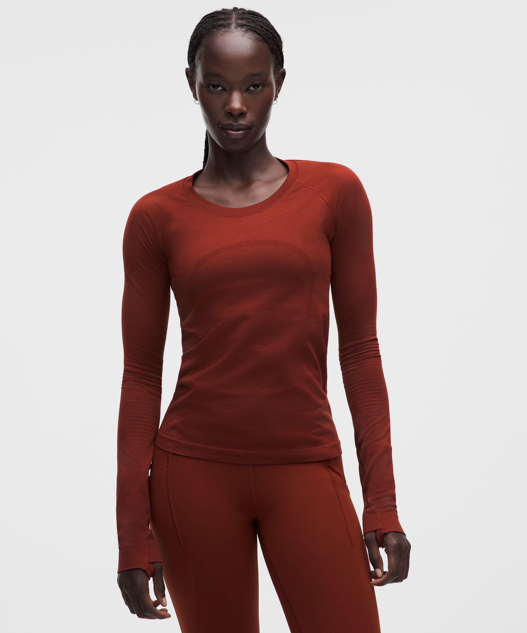 Lululemon Swiftly Tech Long-Sleeve Shirt 2.0 *Waist Length INTERNATIONAL SHIPPING