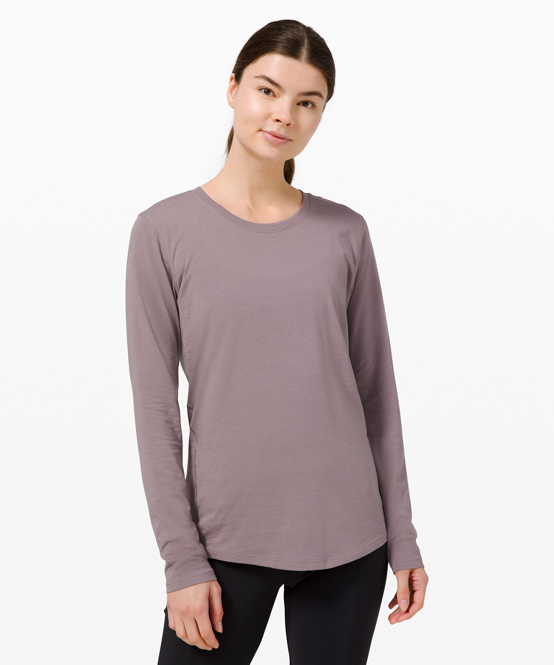 Lululemon Ever Ready Long Sleeve In Purple
