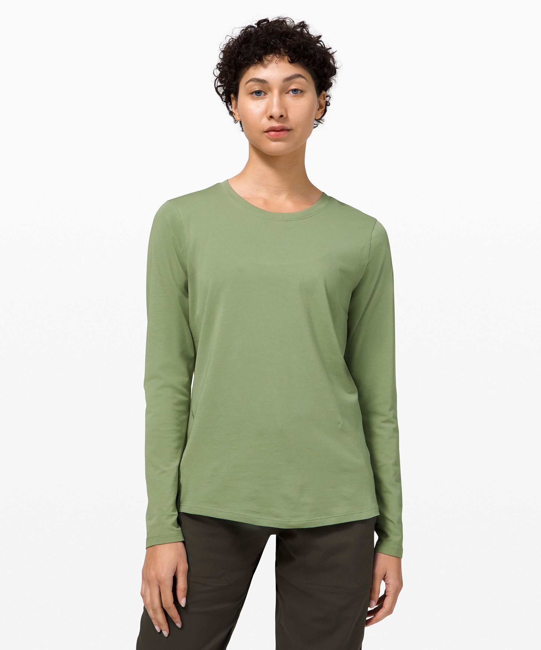 Lululemon Ever Ready Long Sleeve In Green