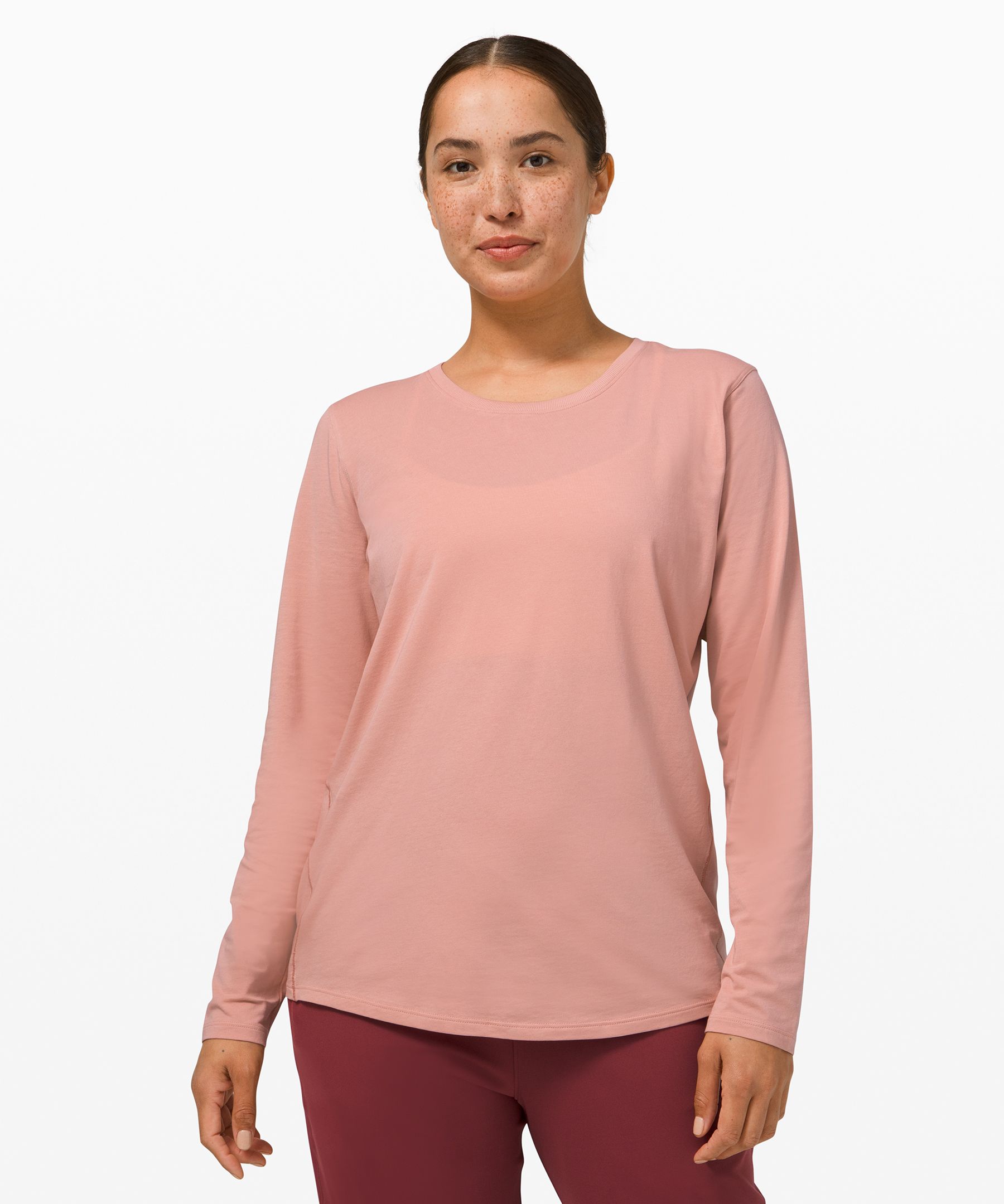 Lululemon Ever Ready Long Sleeve In Pink