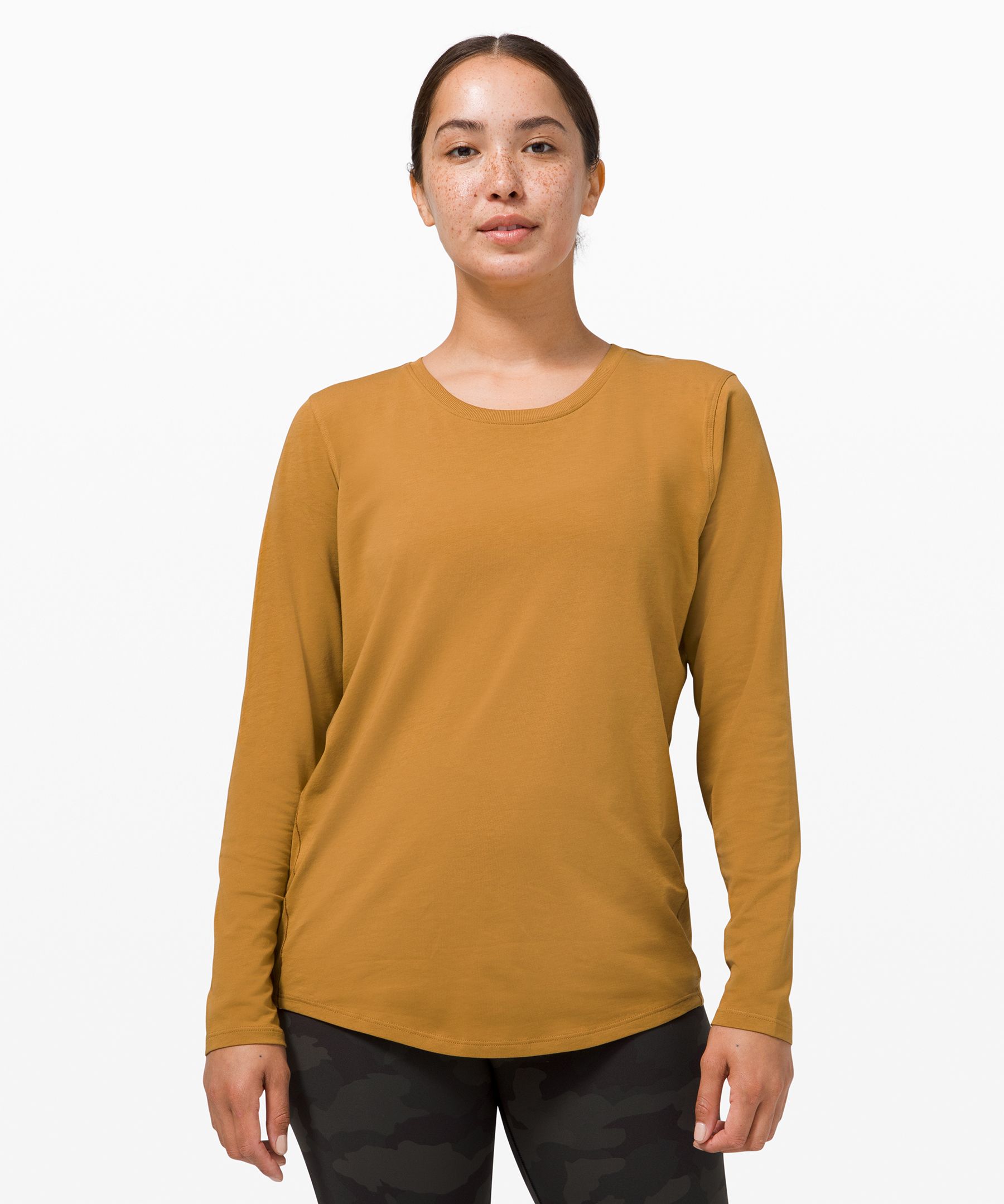 Lululemon Ever Ready Long Sleeve In Brown