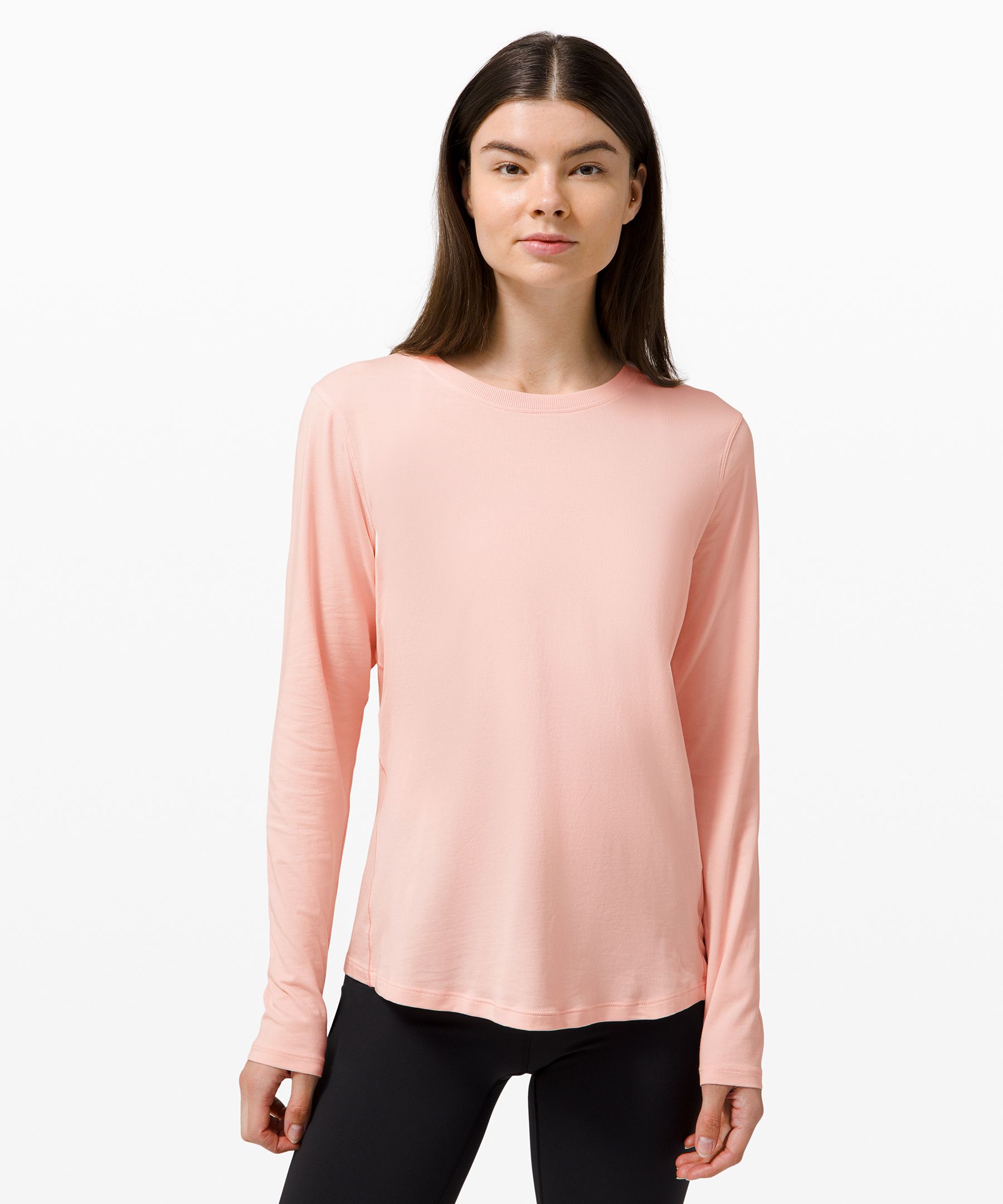 Lululemon Ever Ready Long Sleeve Shirt In Pink