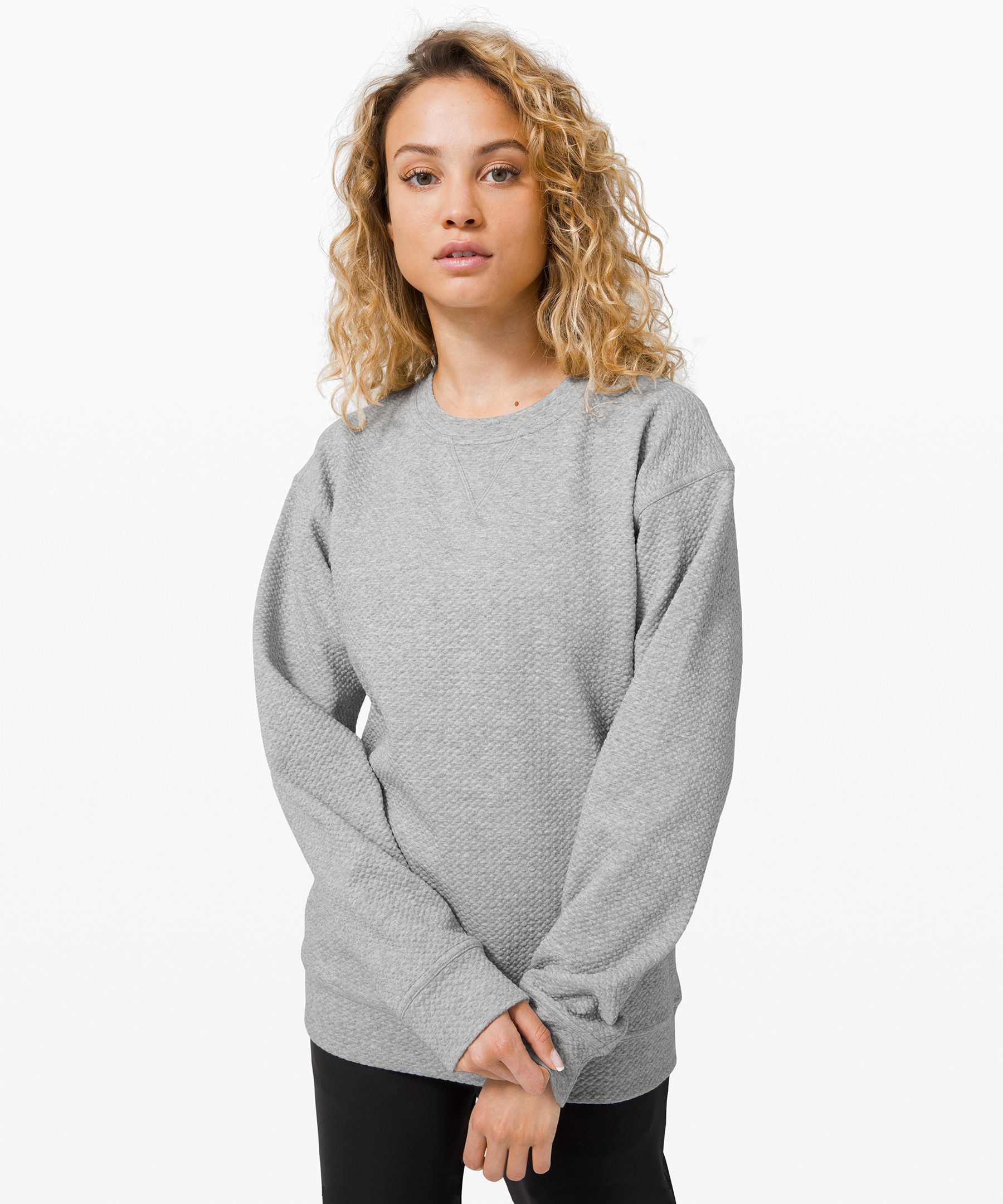 Lululemon All Yours Crew Logo Sweatshirt