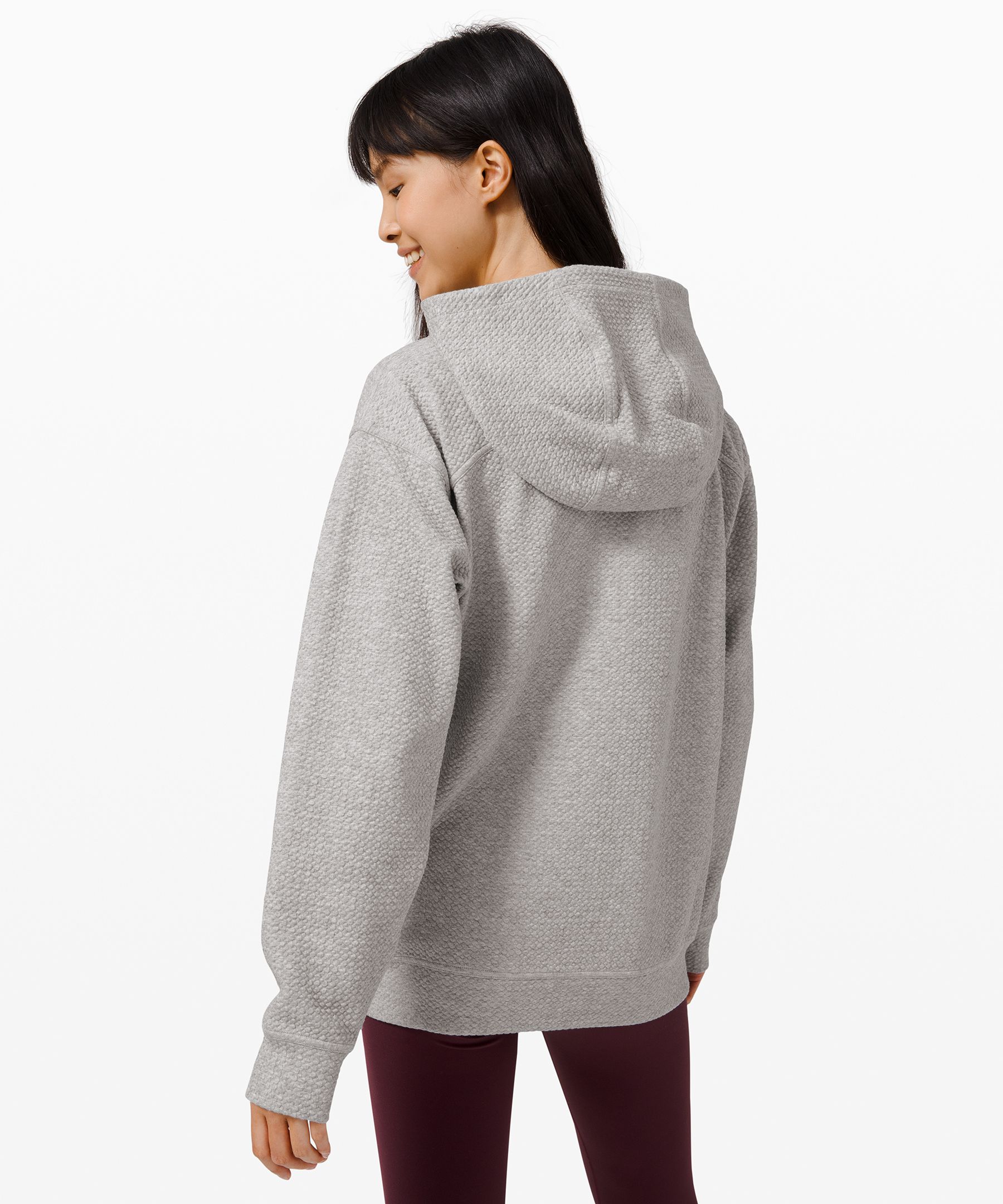 Lululemon All Yours Hoodie In Heathered Core Medium Grey