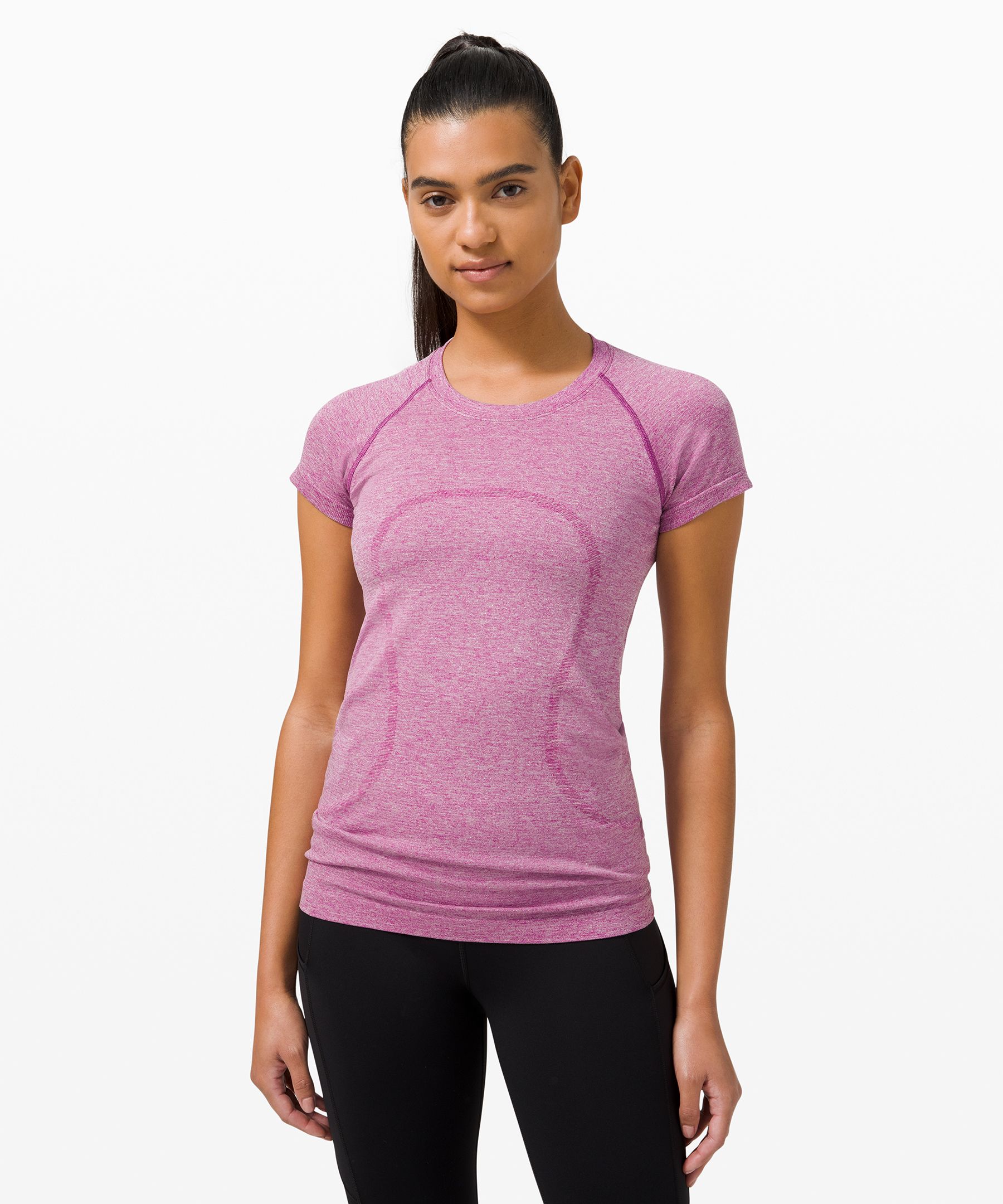 NEW Women Lululemon Swiftly Tech Short Sleeve 2.0 Shibori Wisteria