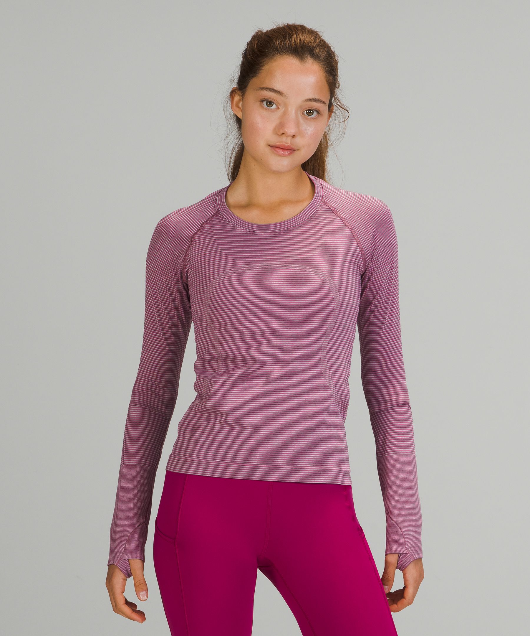 Lululemon Swiftly Tech Long Sleeve Shirt 2.0 Race Length In Pink