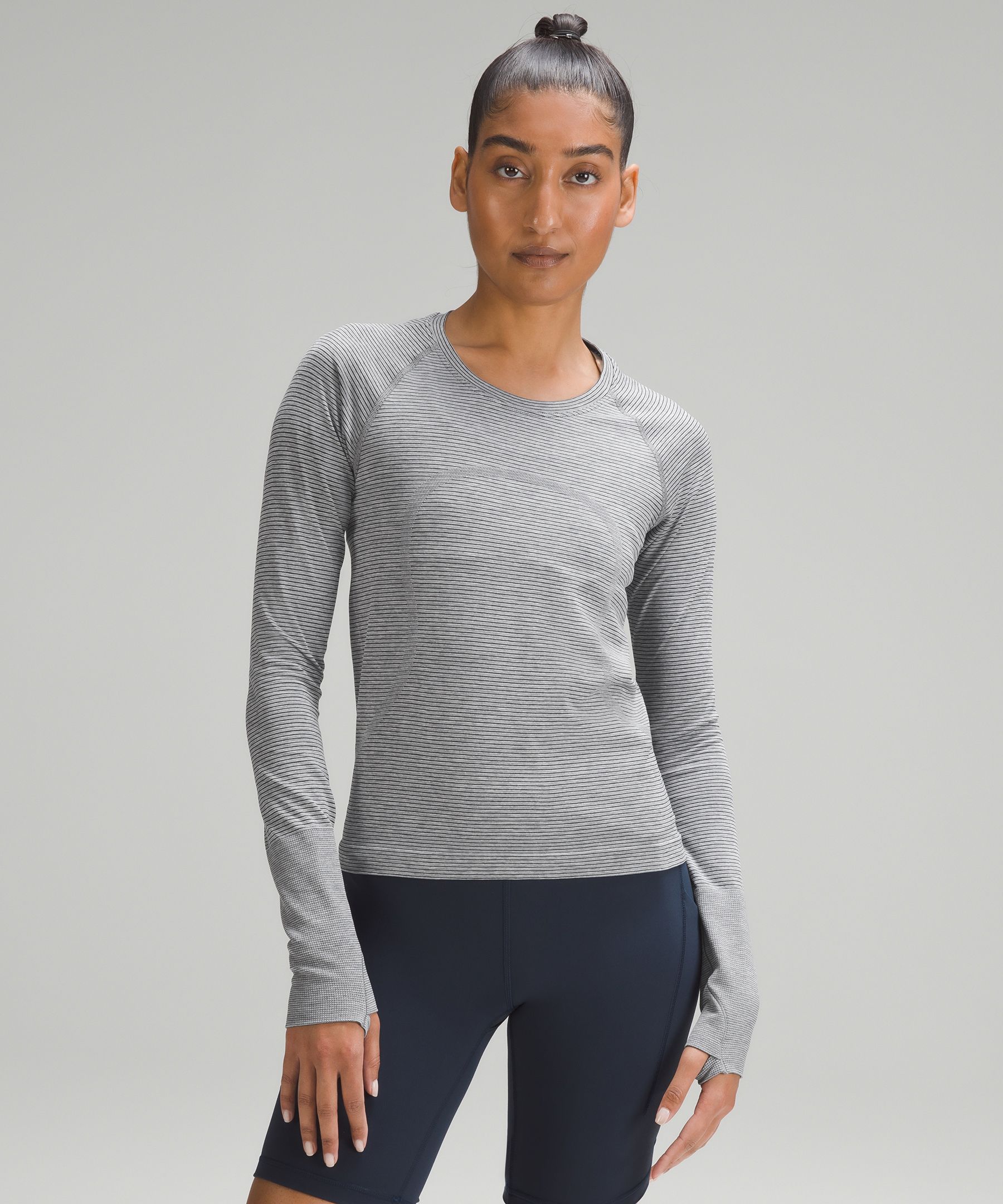 NEW Women Lululemon Swiftly Tech Long Sleeve 2.0 Race Length Red Merlot 8 &  10