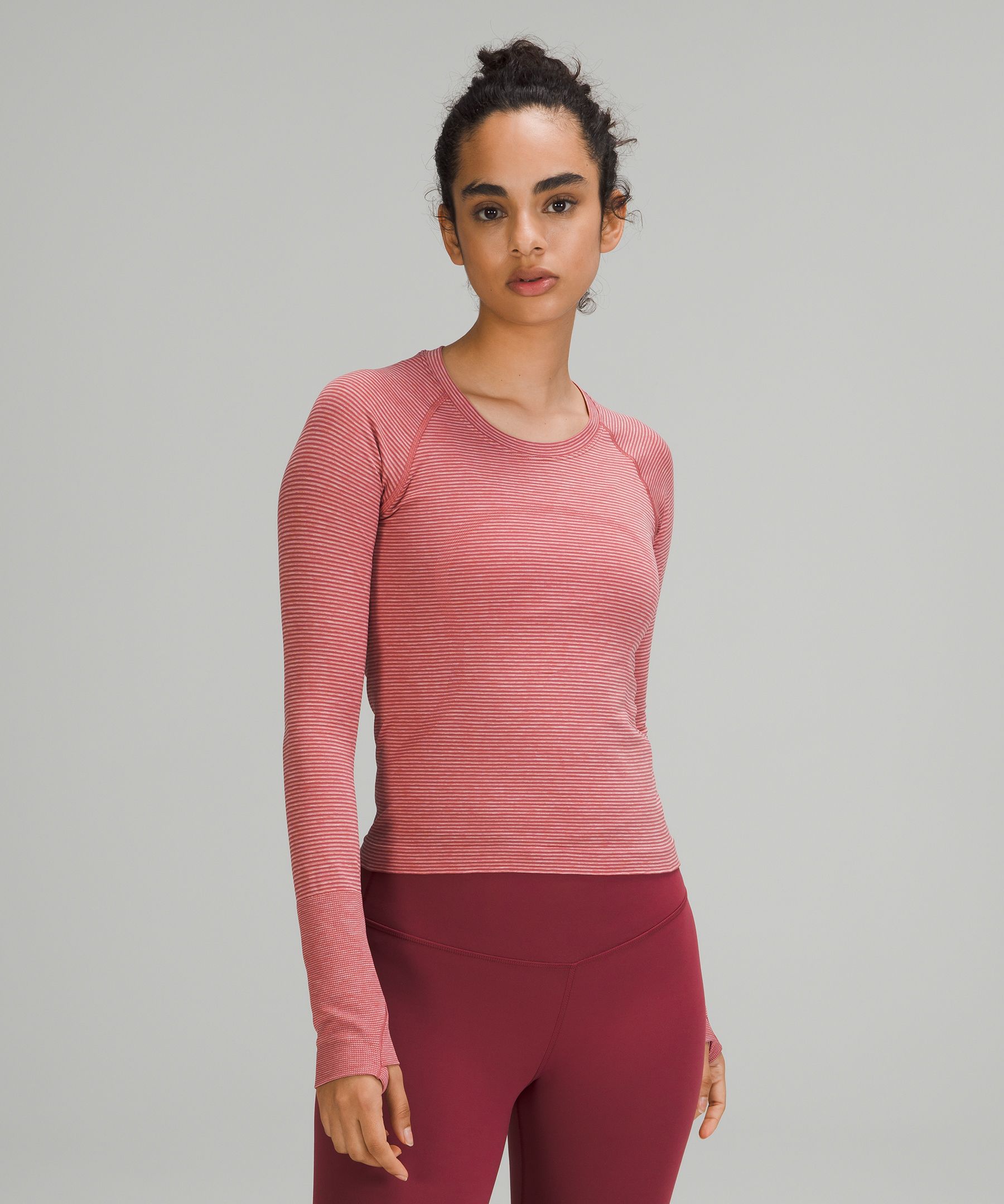 Lululemon Swiftly Tech Long Sleeve Shirt 2.0 Race Length In Pink