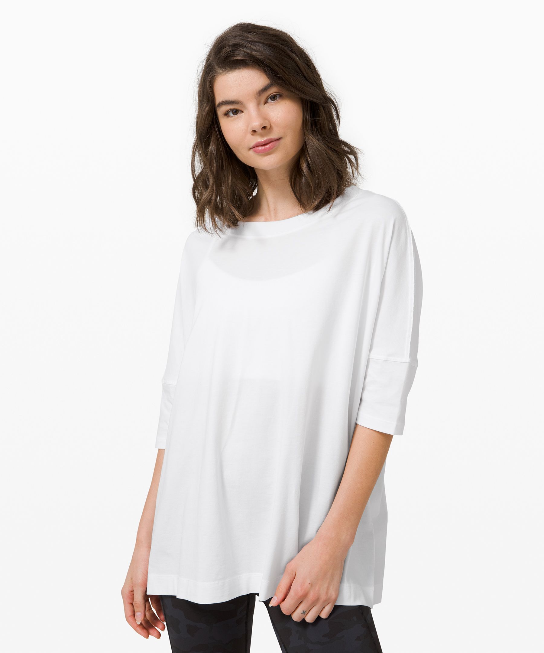 Lululemon All Yours Box Tee In White