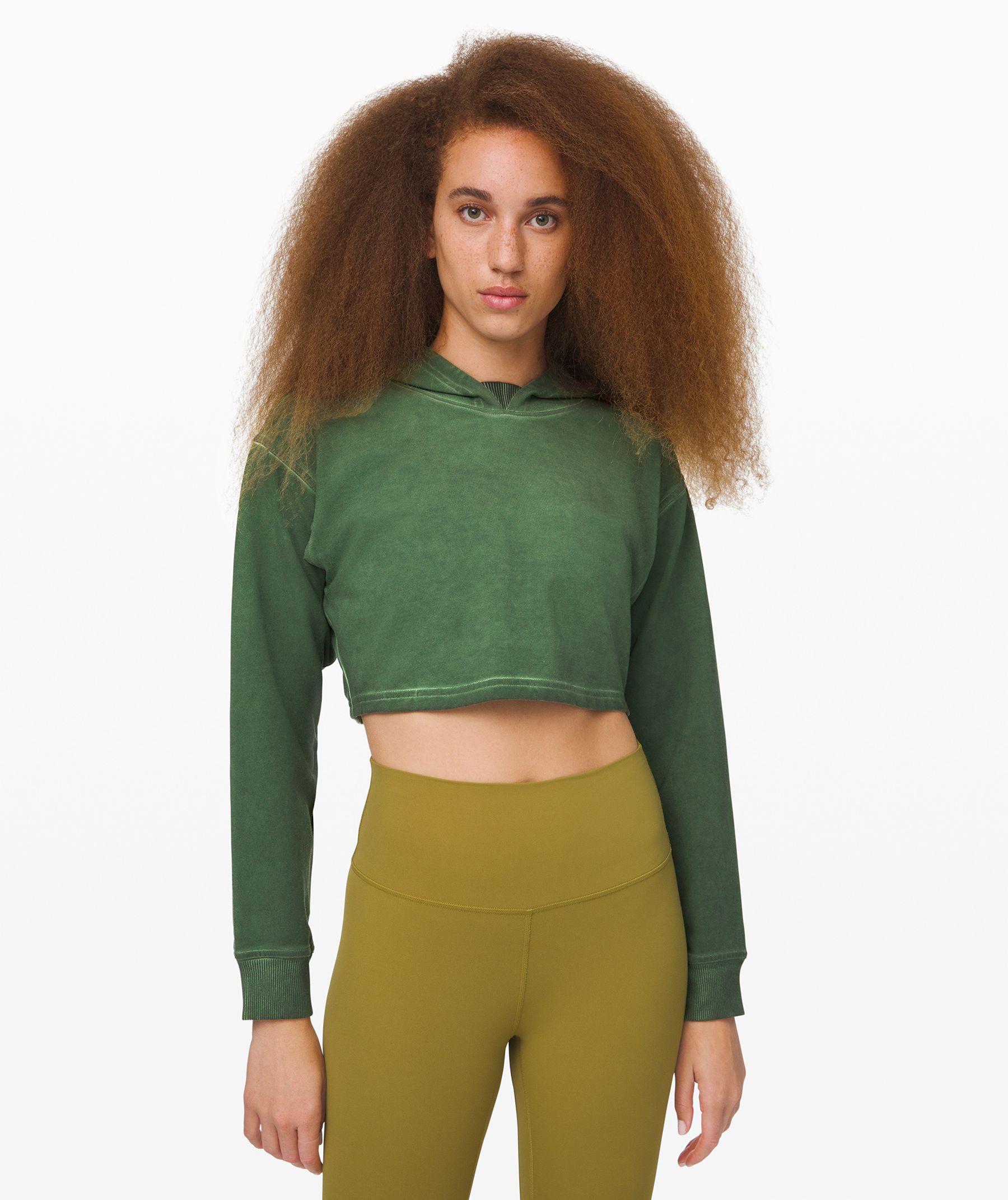 cropped lululemon hoodie