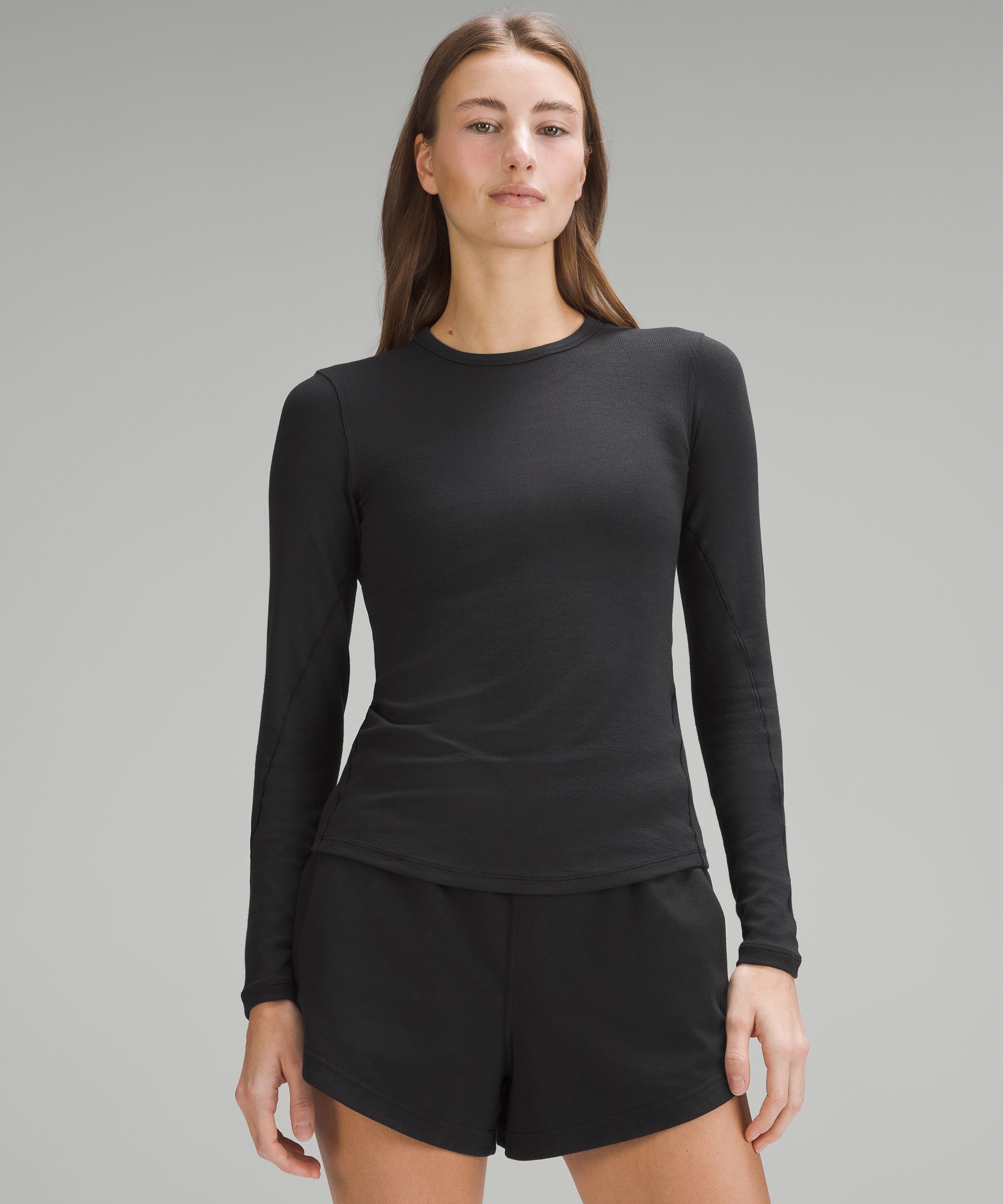 lululemon athletica Hold Tight Long-sleeve Shirt in Black