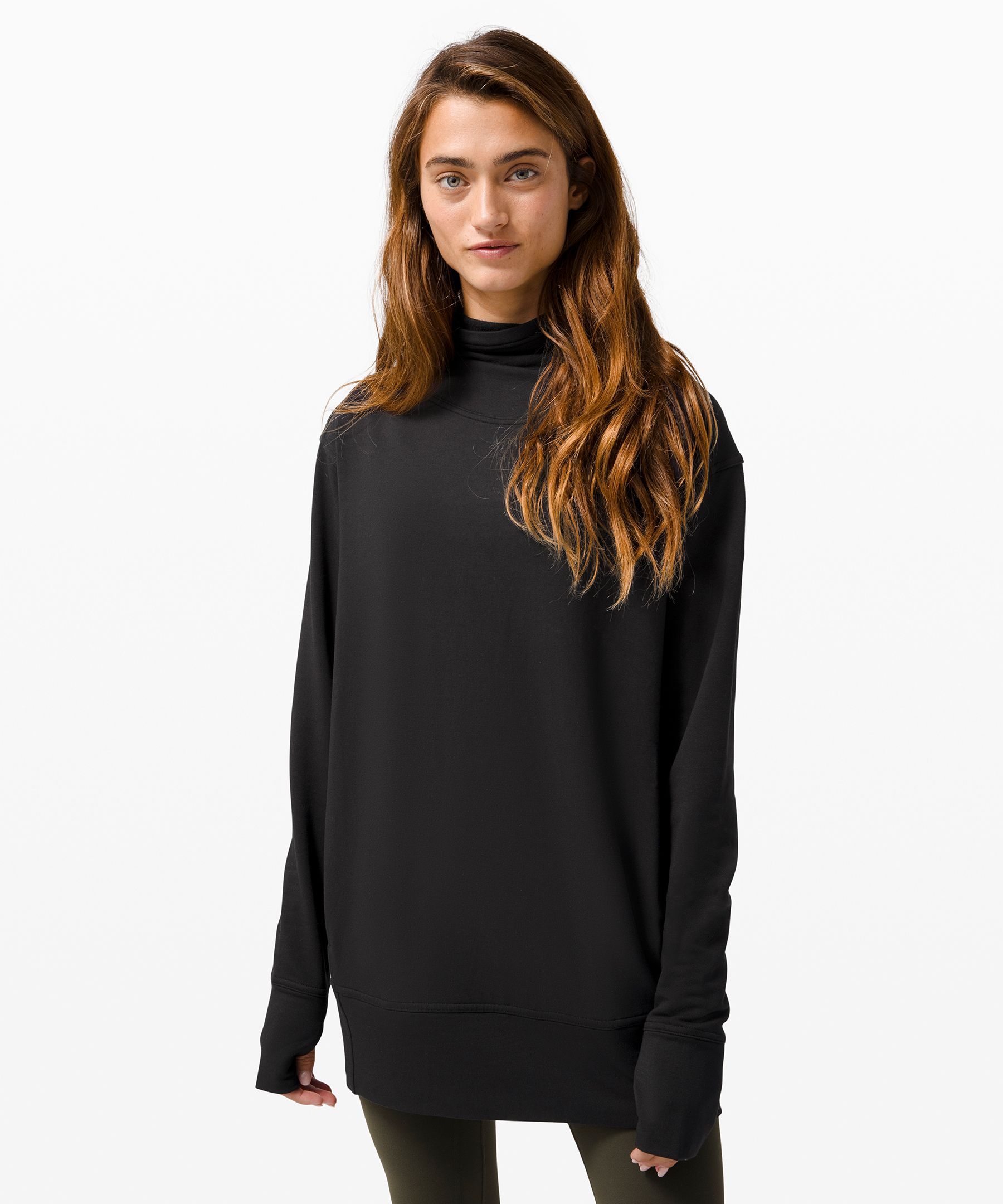 lululemon funnel neck sweatshirt