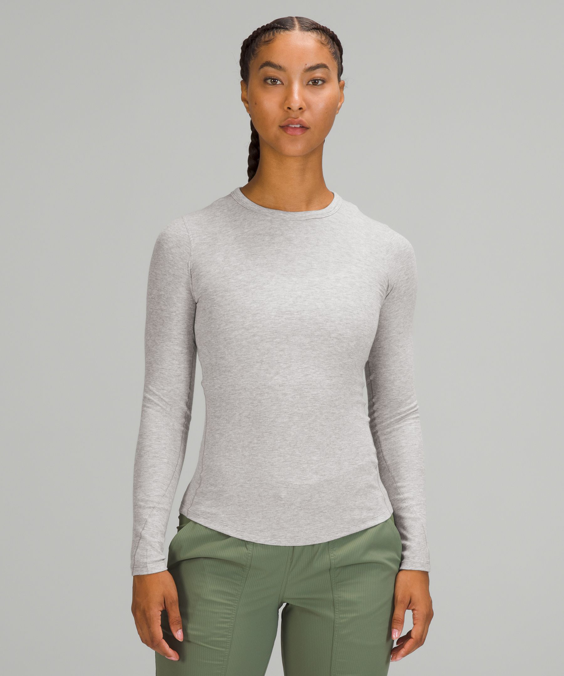 lululemon athletica Hold Tight Long-sleeve Shirt - Color Green - Size 20