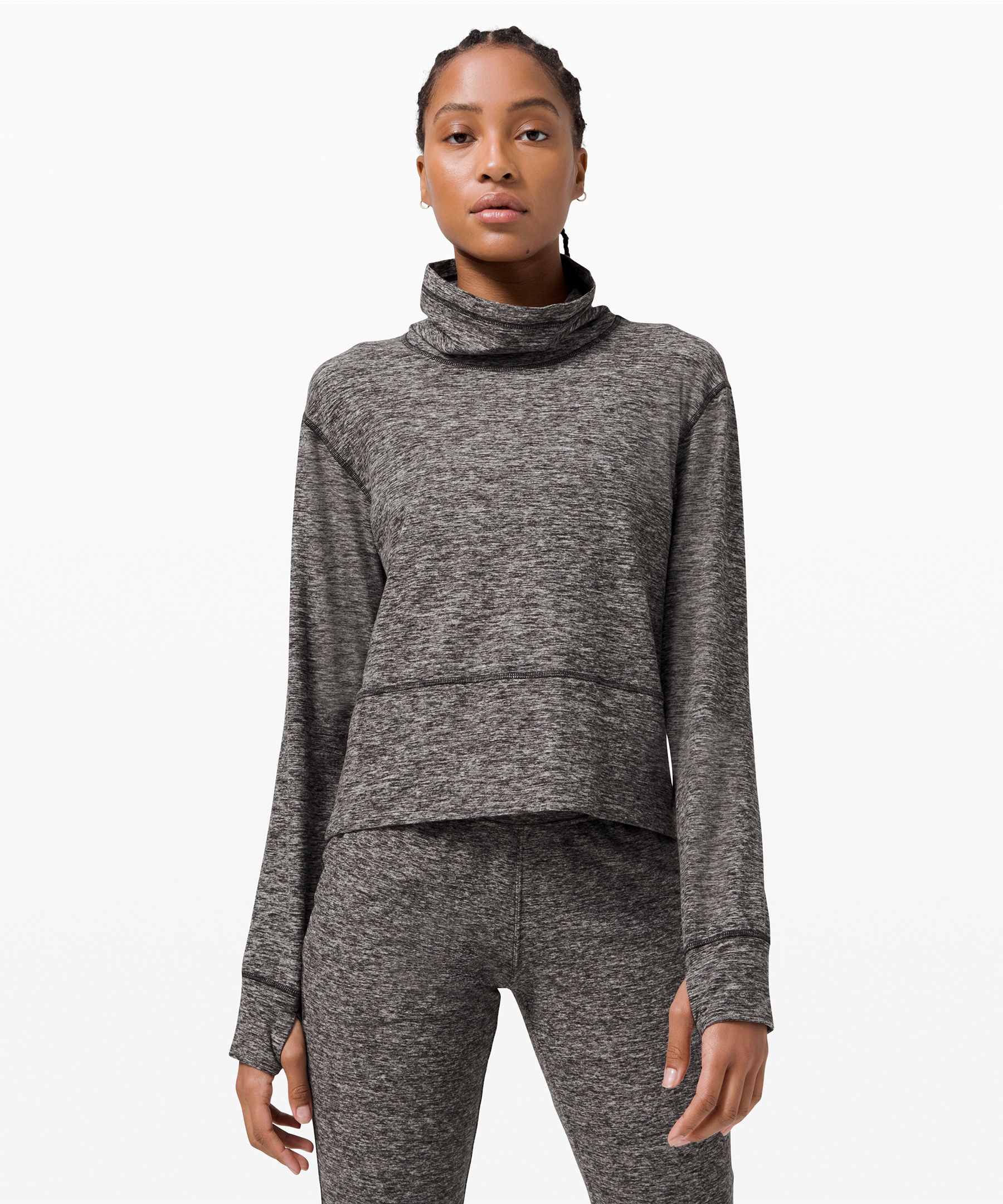 lululemon cowl neck sweatshirt