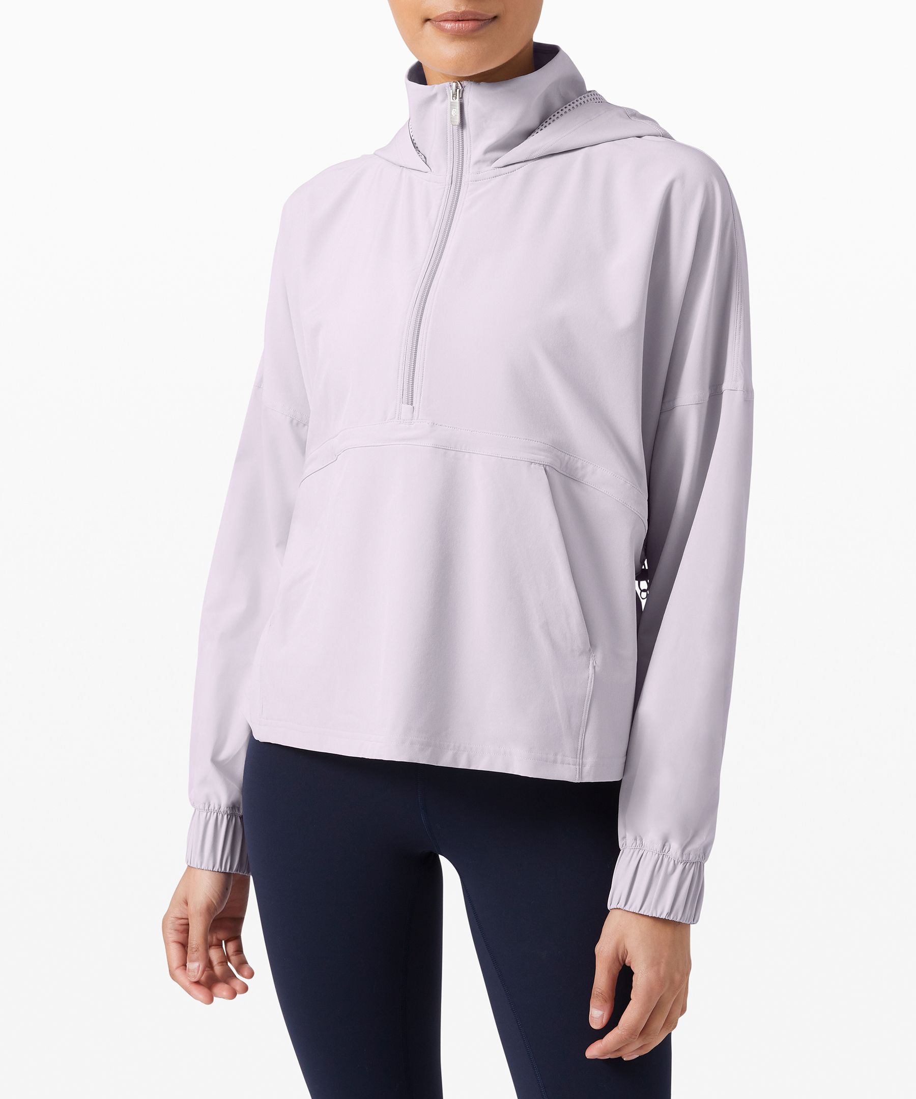 Lululemon All Day Breeze Pullover Hoodie In Grey
