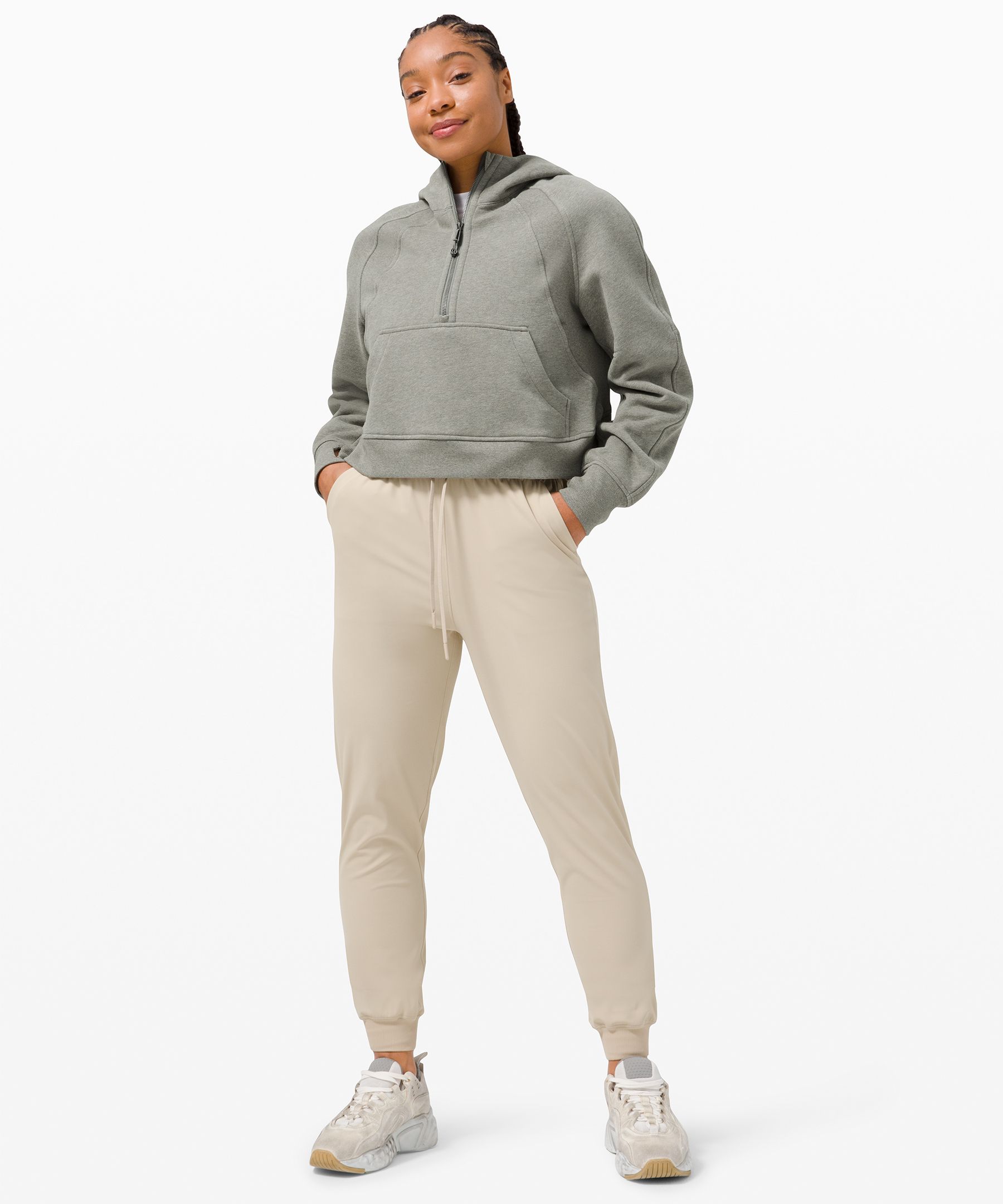 Lululemon Scuba Oversized Full Zip - Natural Ivory - lulu fanatics