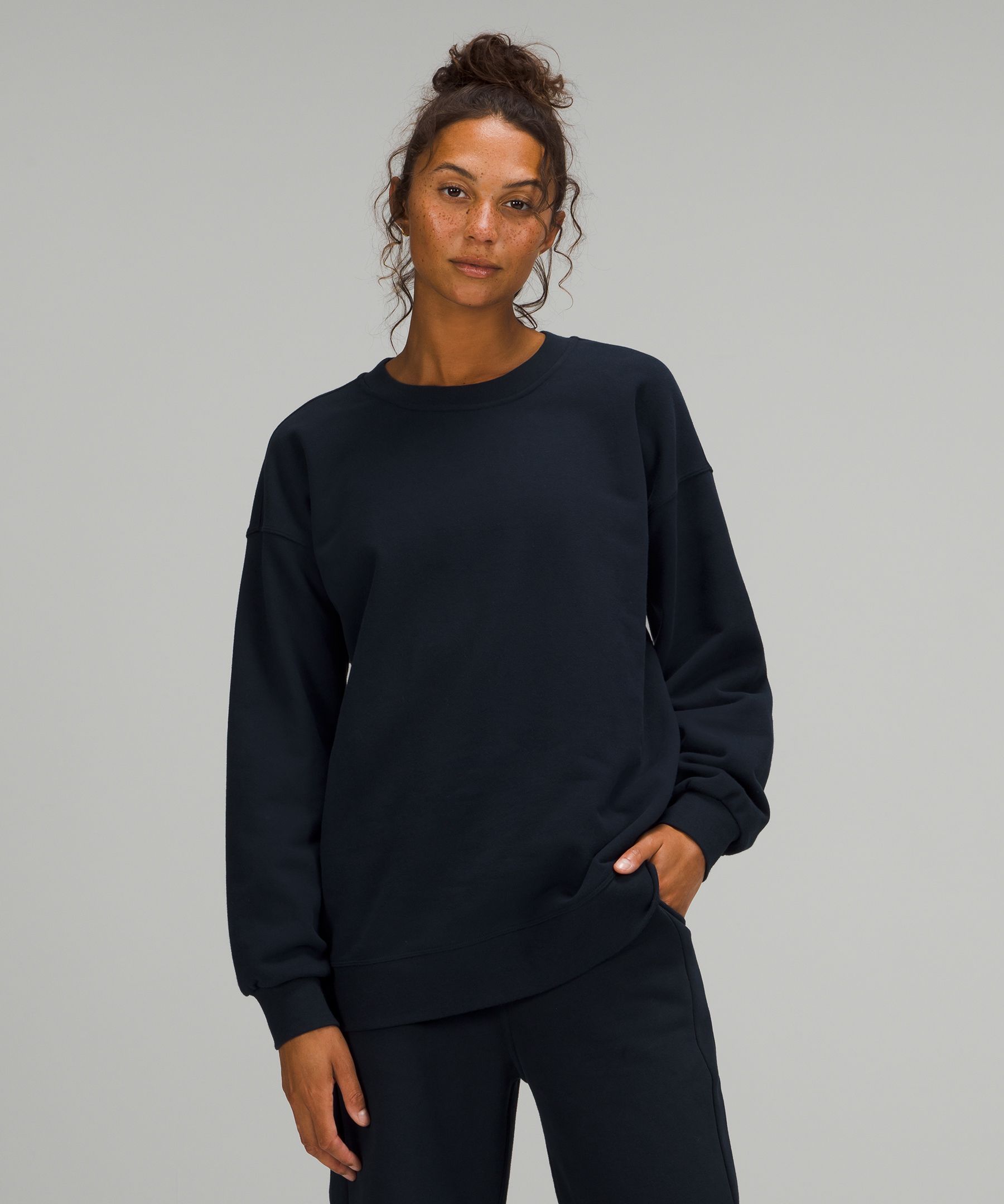 Lululemon Perfectly Oversized Crew In True Navy | ModeSens