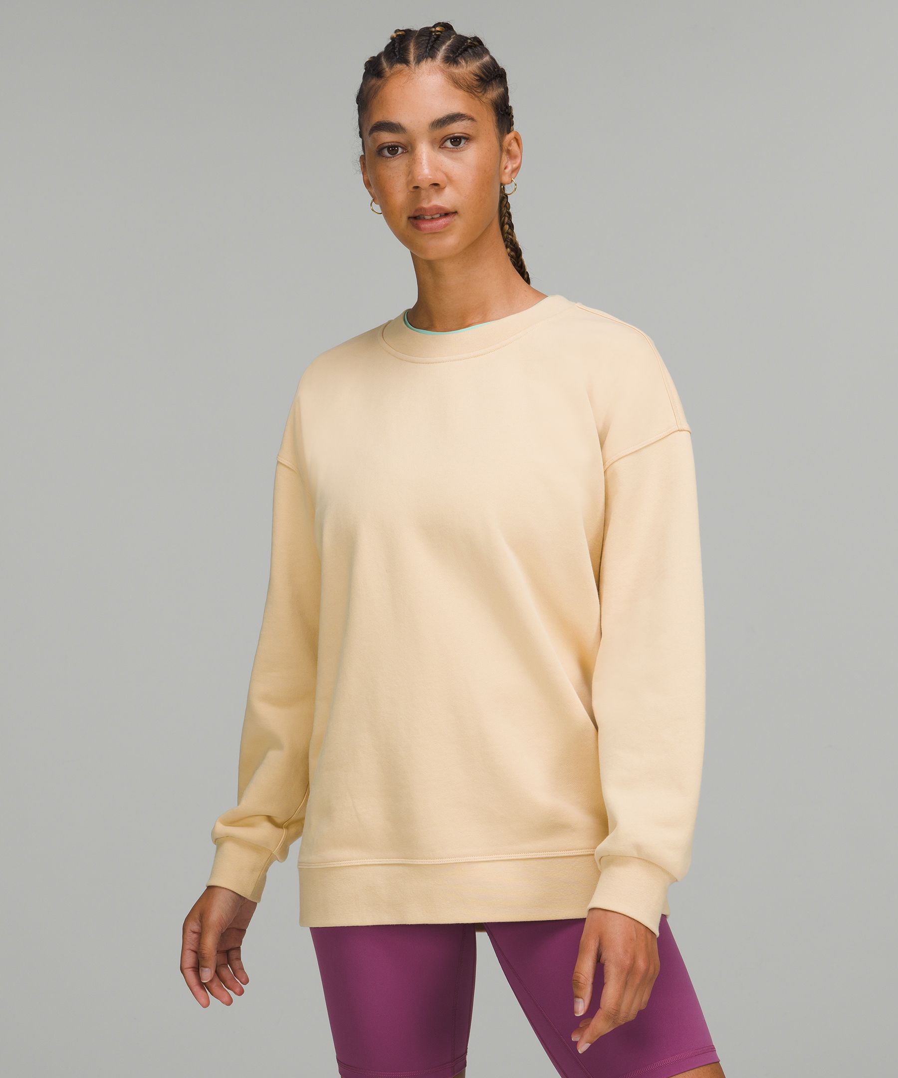 Lululemon Perfectly Oversized Crew *Graphic - Black - lulu fanatics