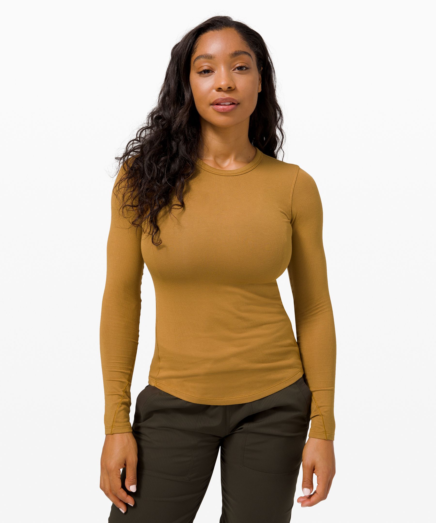 Hold Tight Ribbed Long Sleeve Shirt