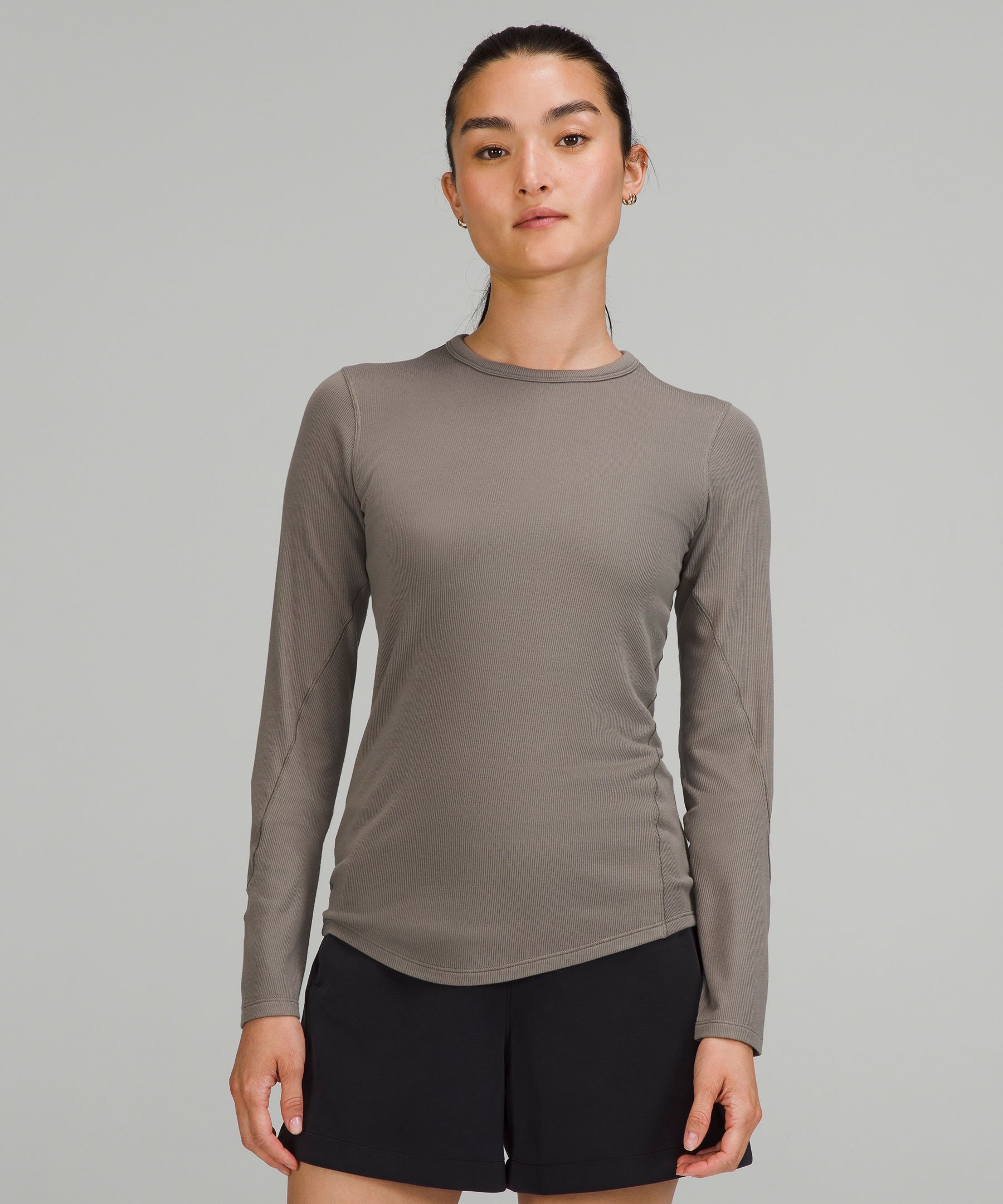 Lululemon Hold Tight Ribbed Long Sleeve Shirt