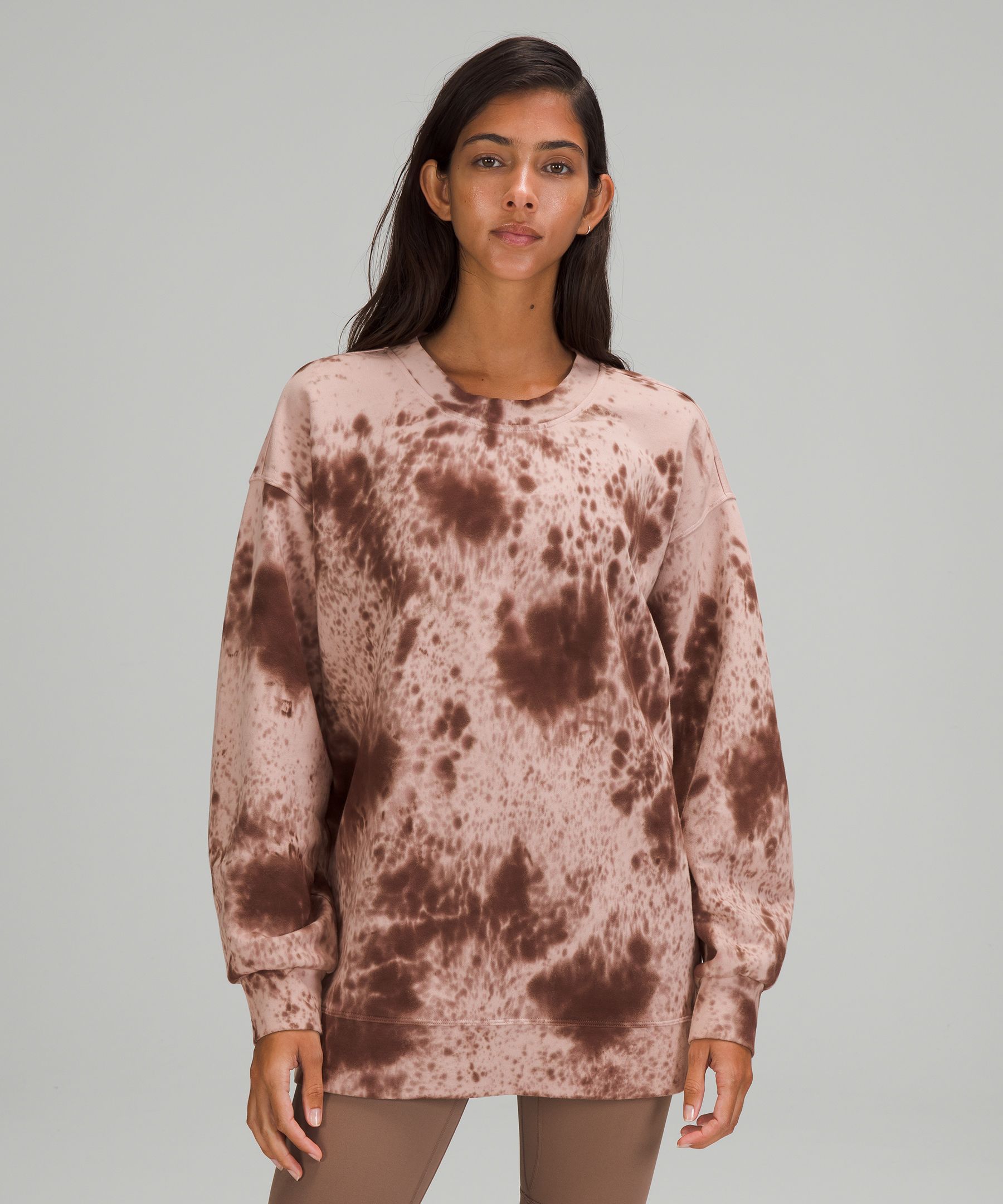 Perfectly Oversized Crew *Marble Dye