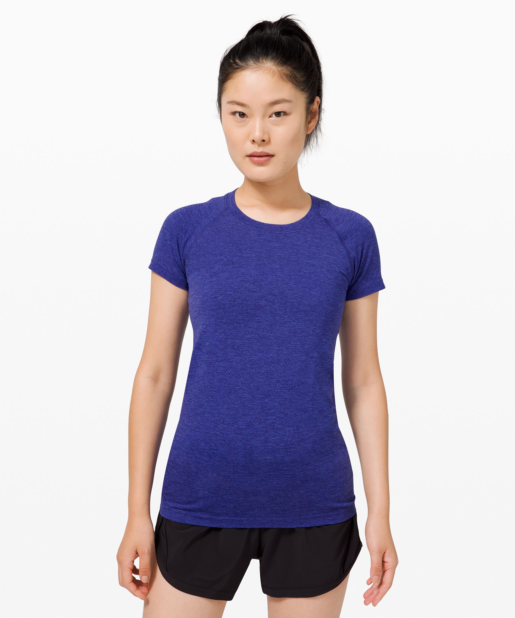 Lululemon Swiftly Breathe Short Sleeve - Cassis / Cassis - lulu